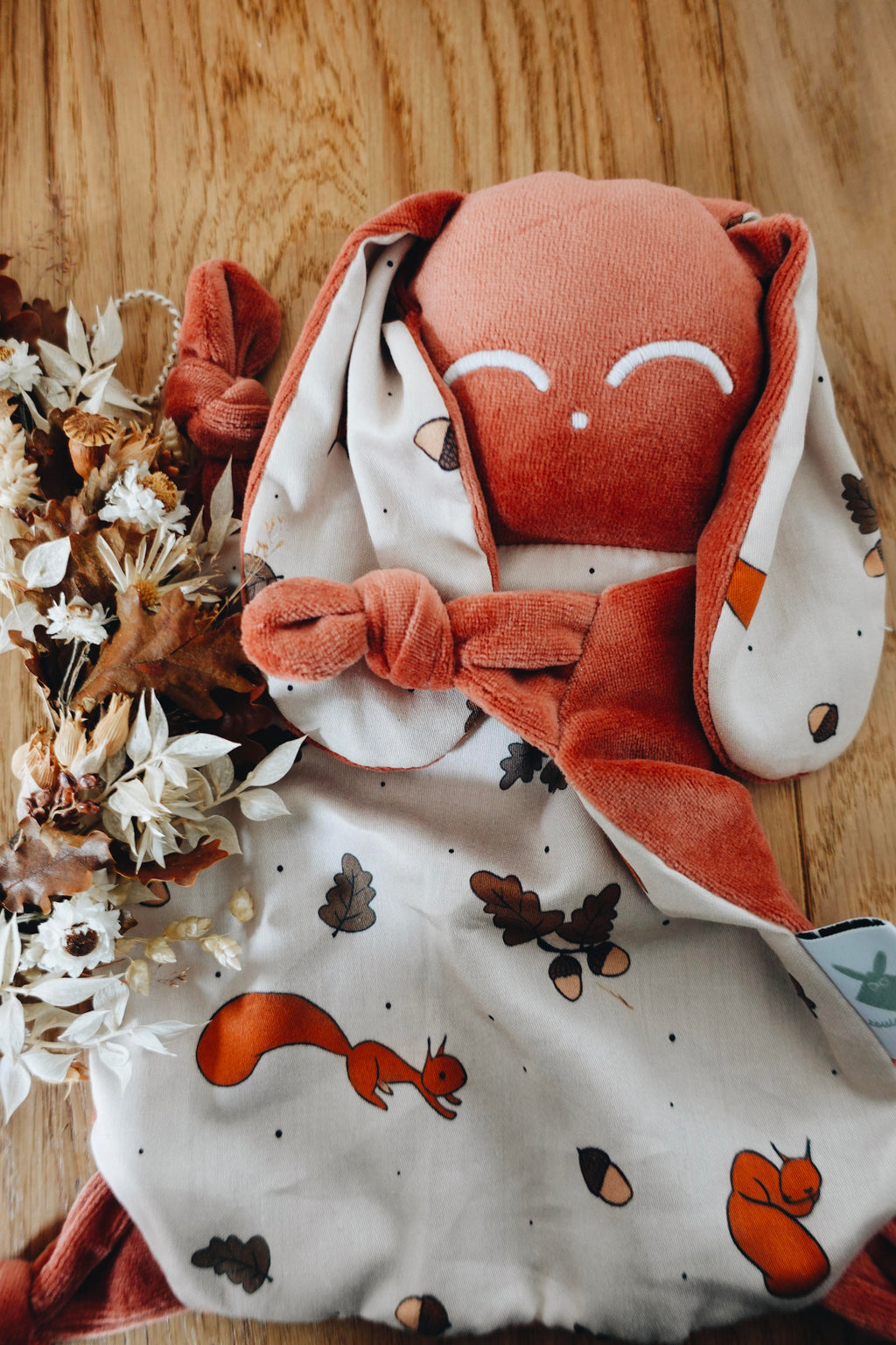 PROTOTYPE - Doudou Velours Chouchou - Ecureuil