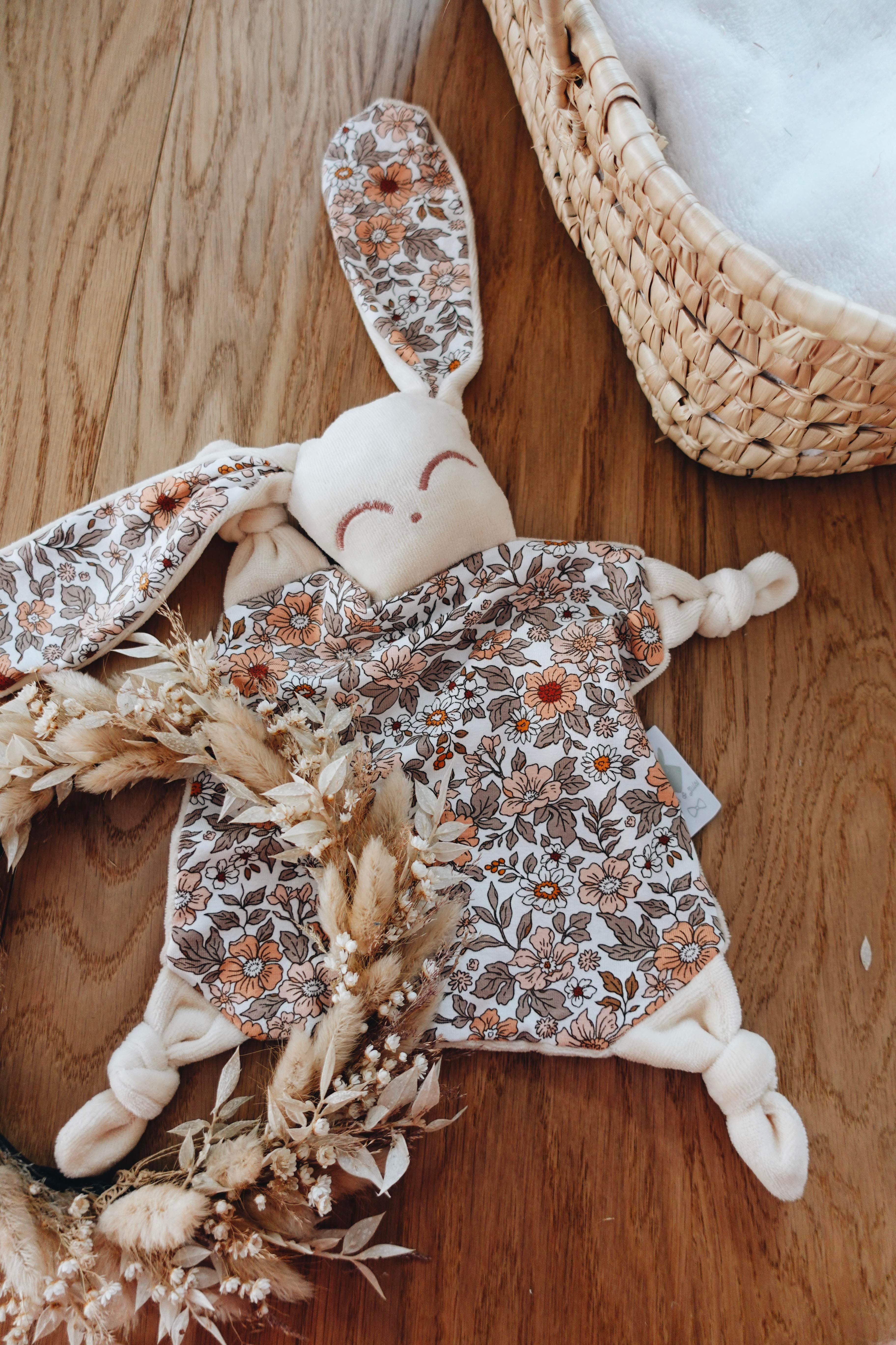 PROTOTYPE - Doudou Lange Chouchou - Jersey Flowers