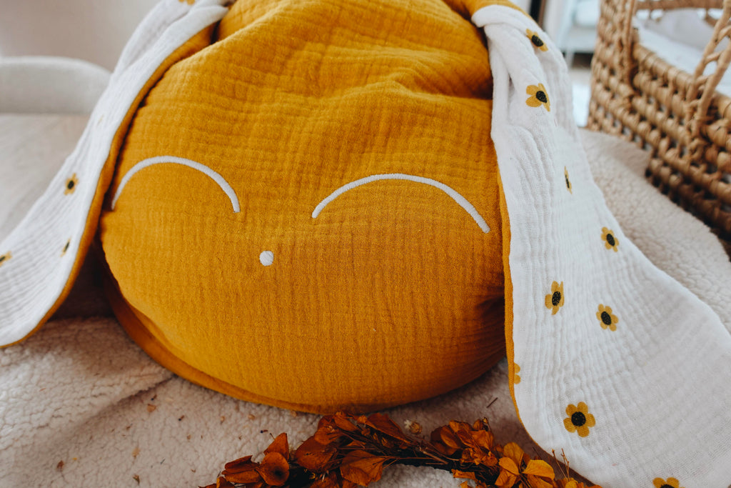 Petit Coussin Lange - Yellow Daisies