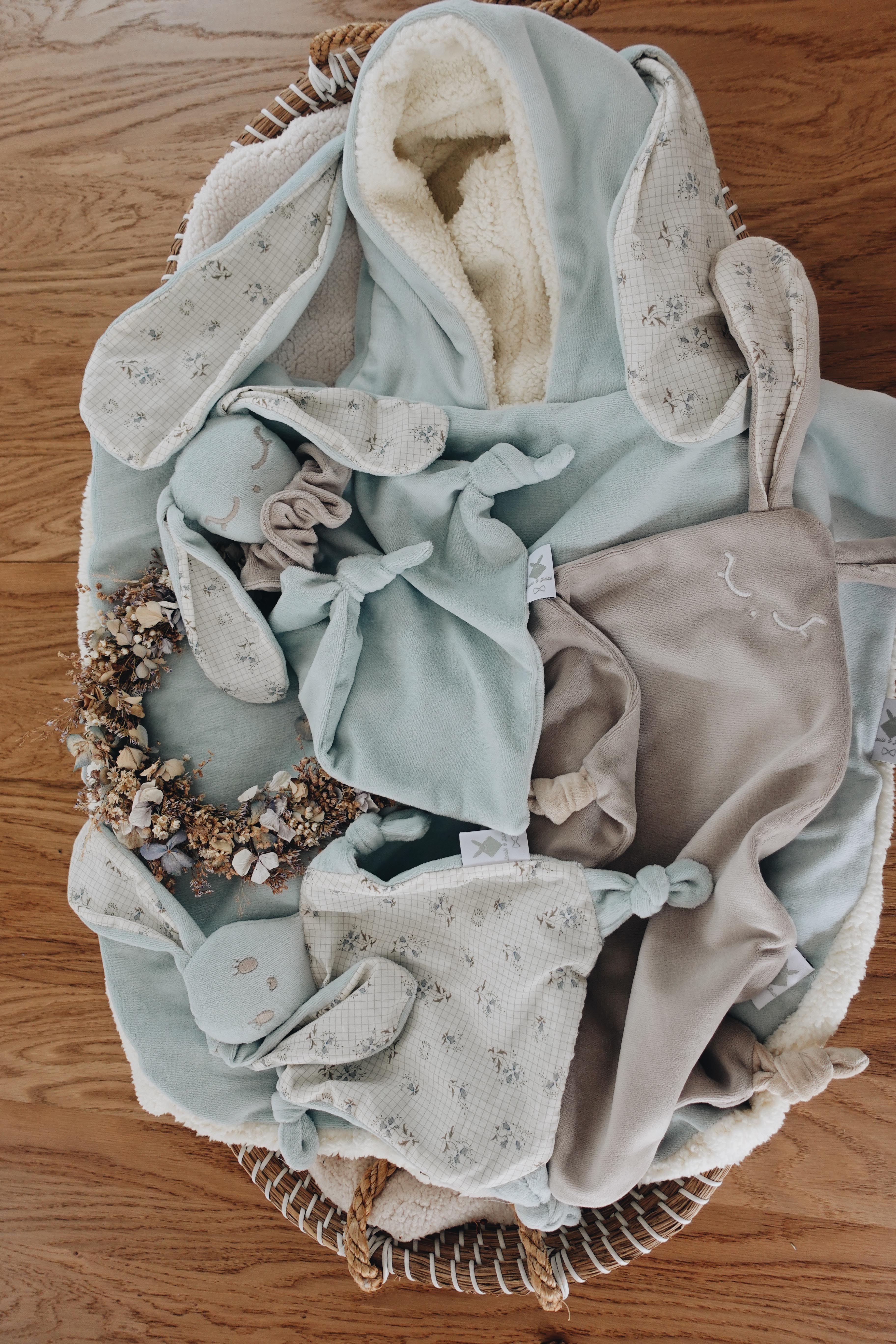 PROTOTYPE - Doudou Velours Cocooning Noeuds - Bristol