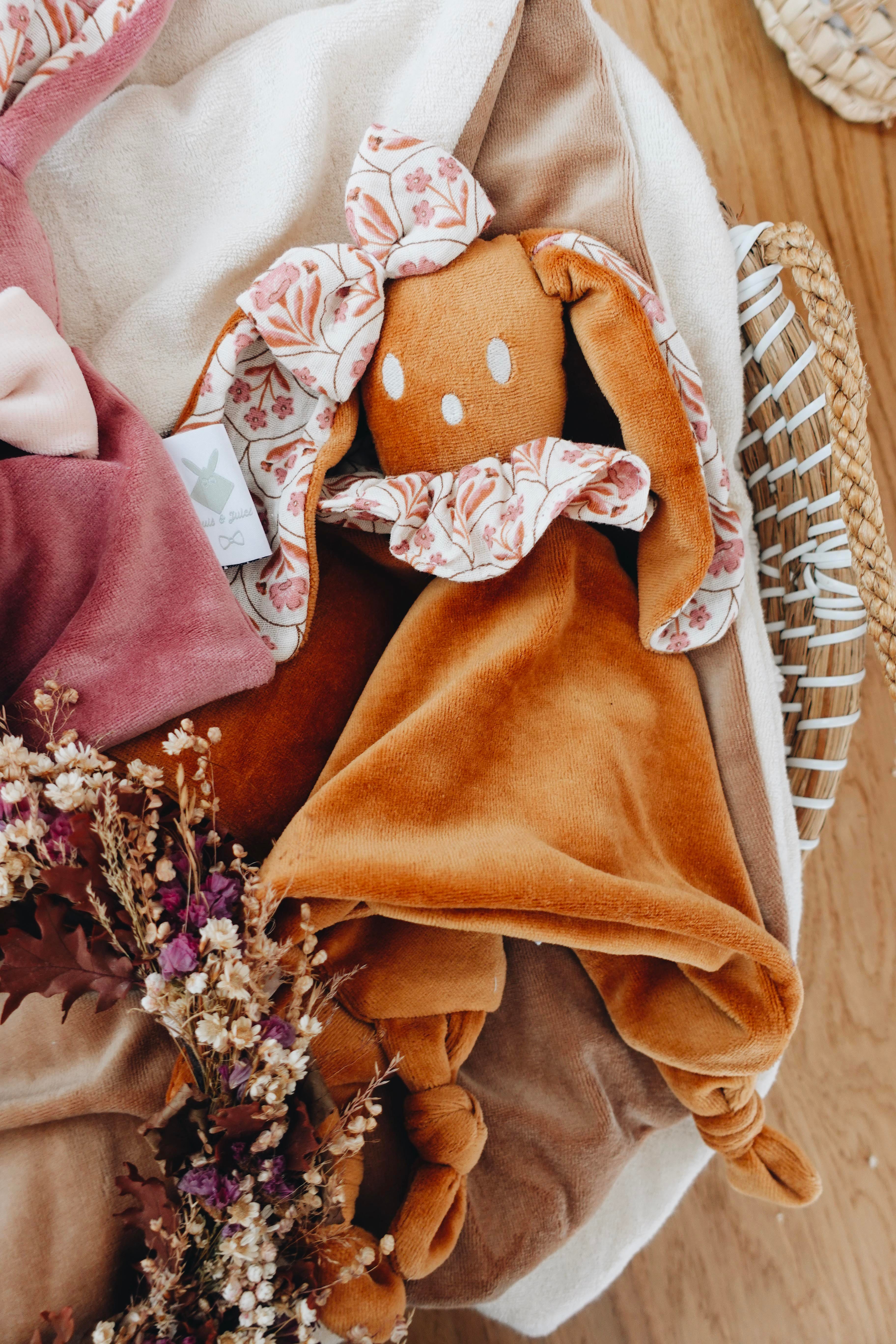 PROTOTYPE - Doudou Velours Câlin Noeuds - Indy Boho