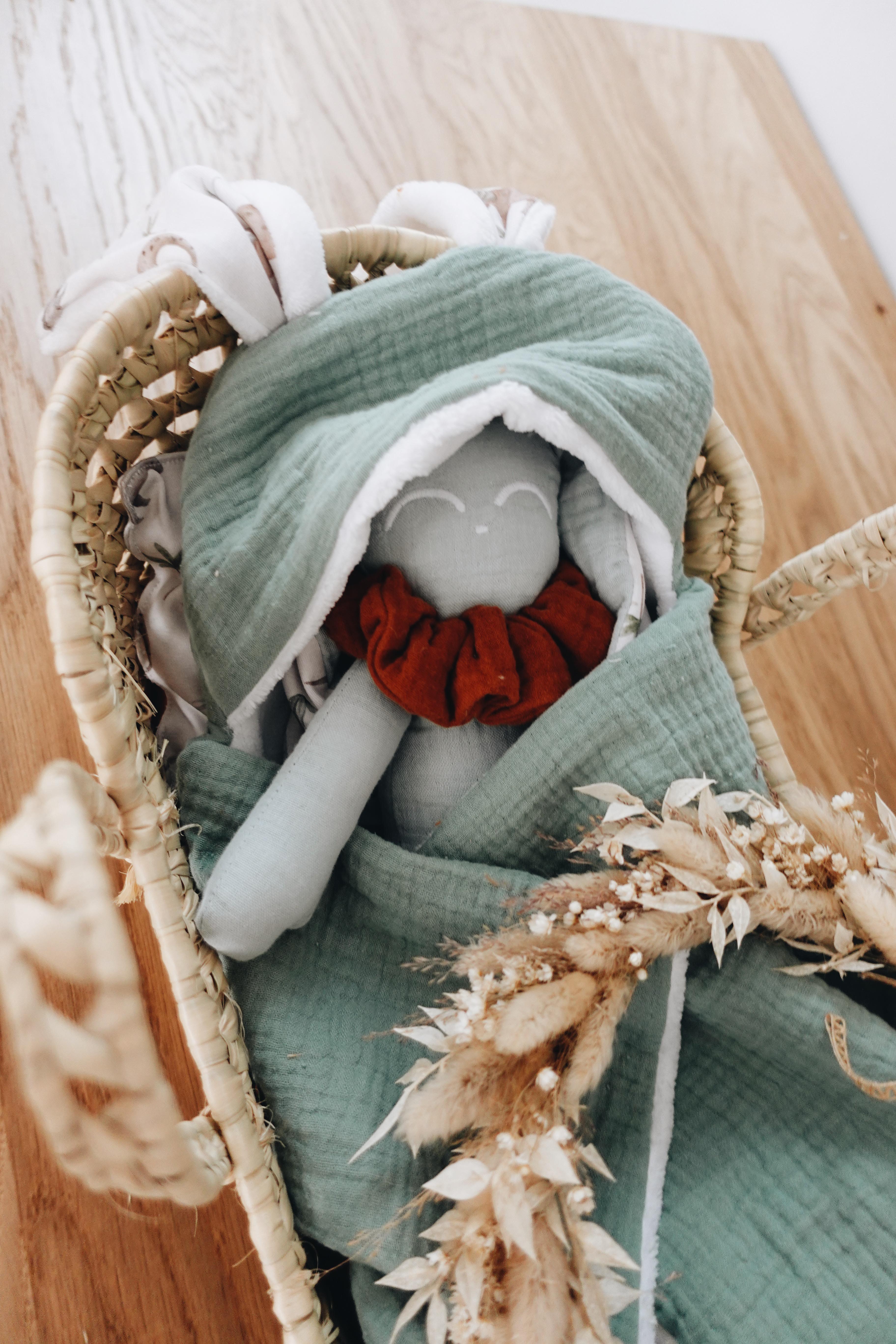 PROTOTYPE - Coffret Couffin Peluche - Dino Pastel