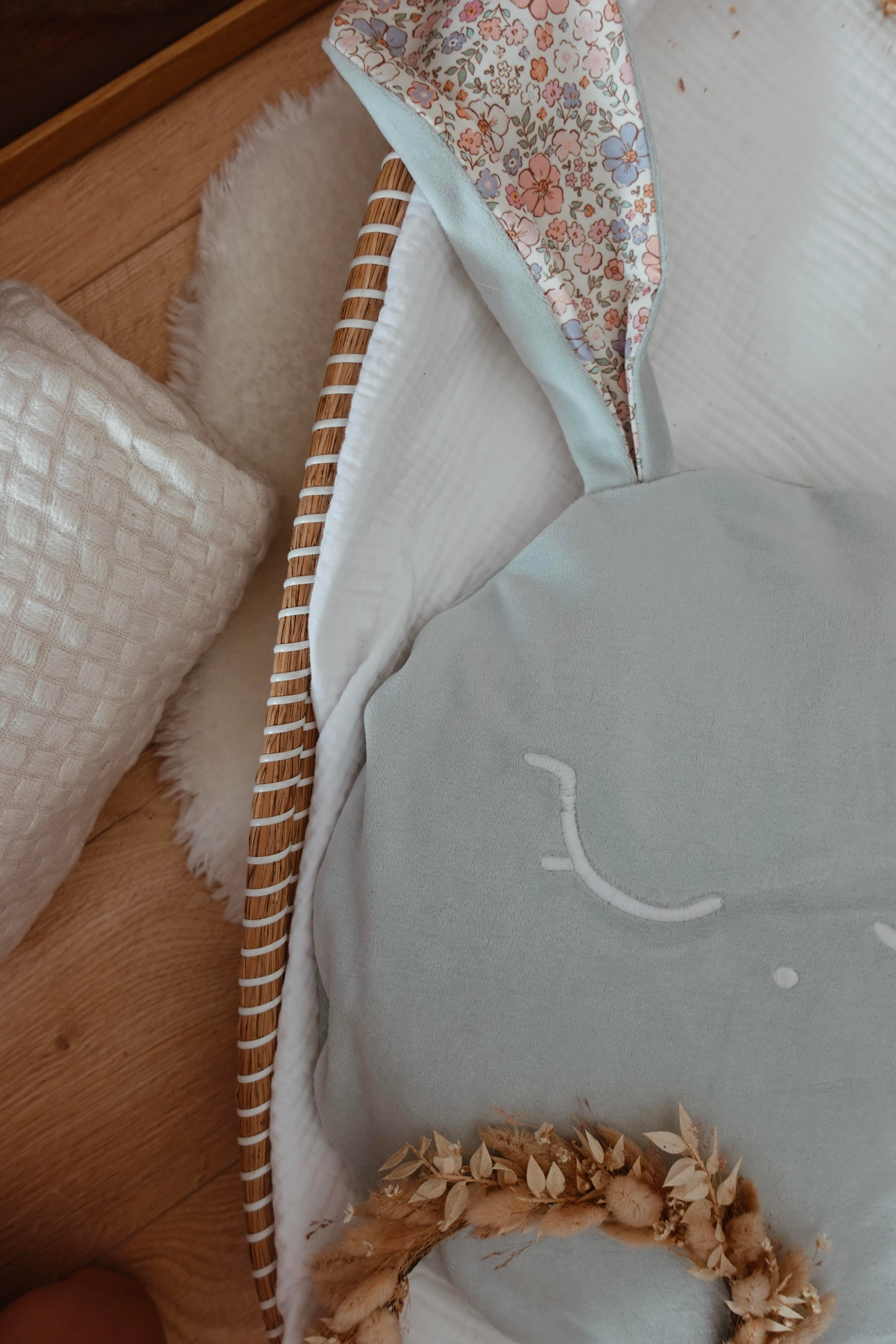 Petit Coussin Velours - Blush et Pastel