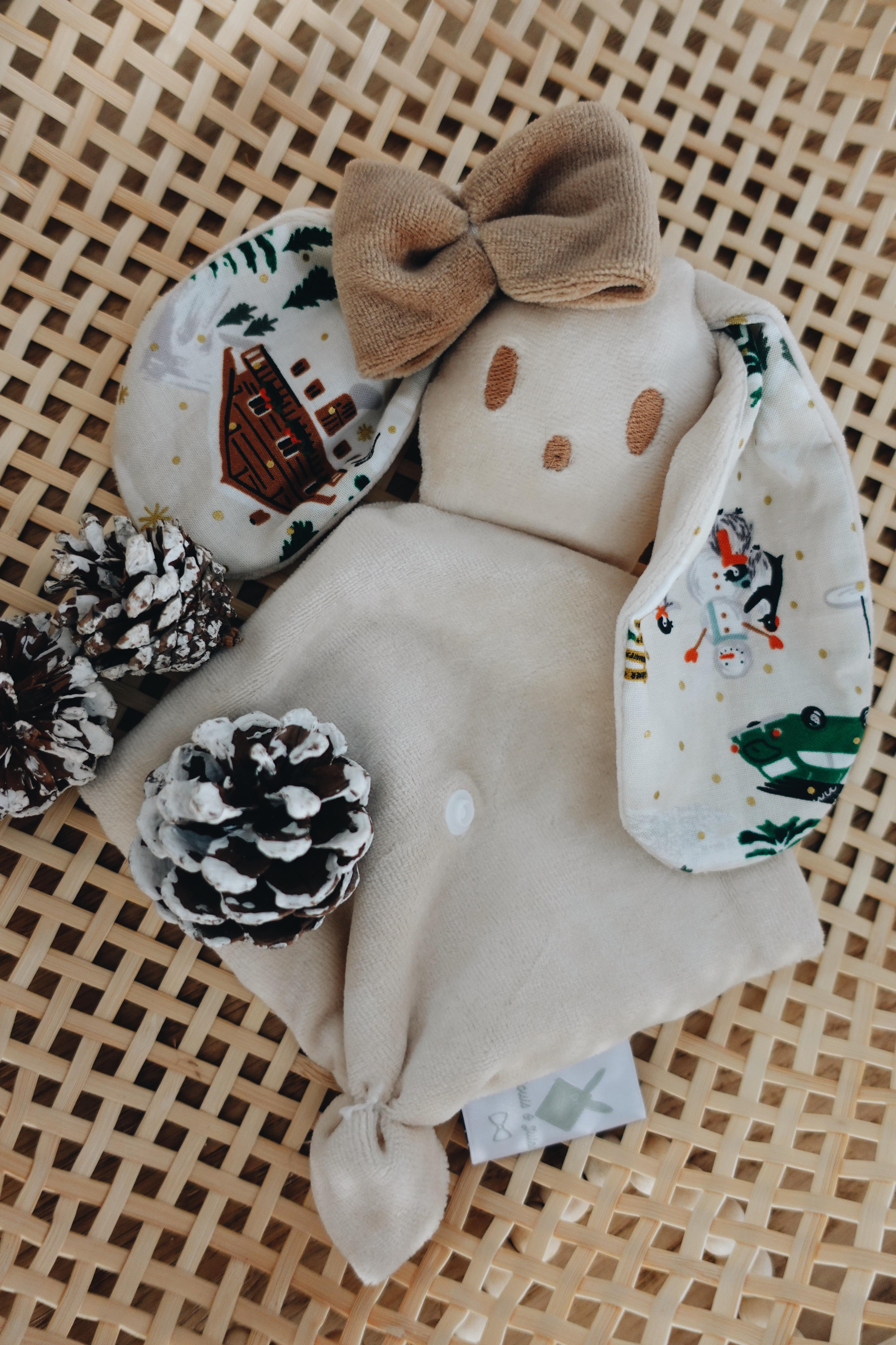 PROTOTYPE - Bébé Doudou Velours - Penguin Village