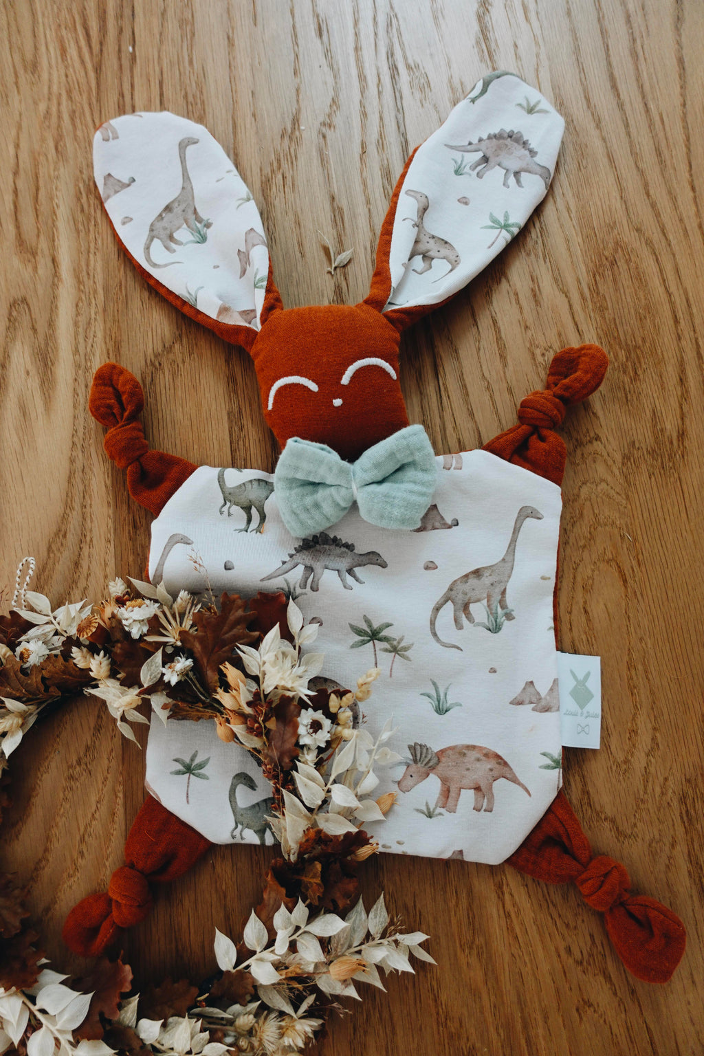 Doudou Lange Chouchou - Dino Pastel