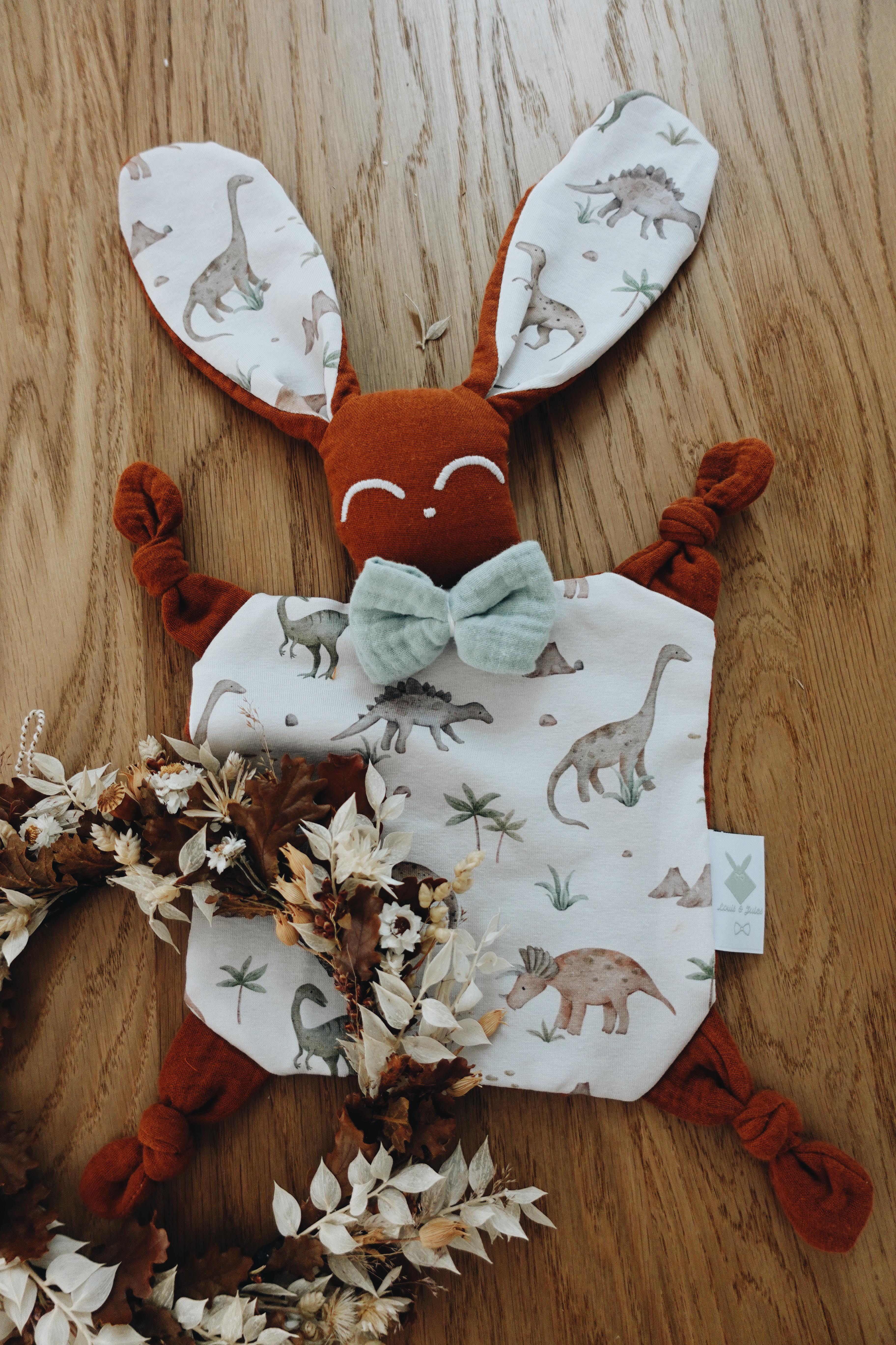 Doudou Lange Chouchou - Dino Pastel