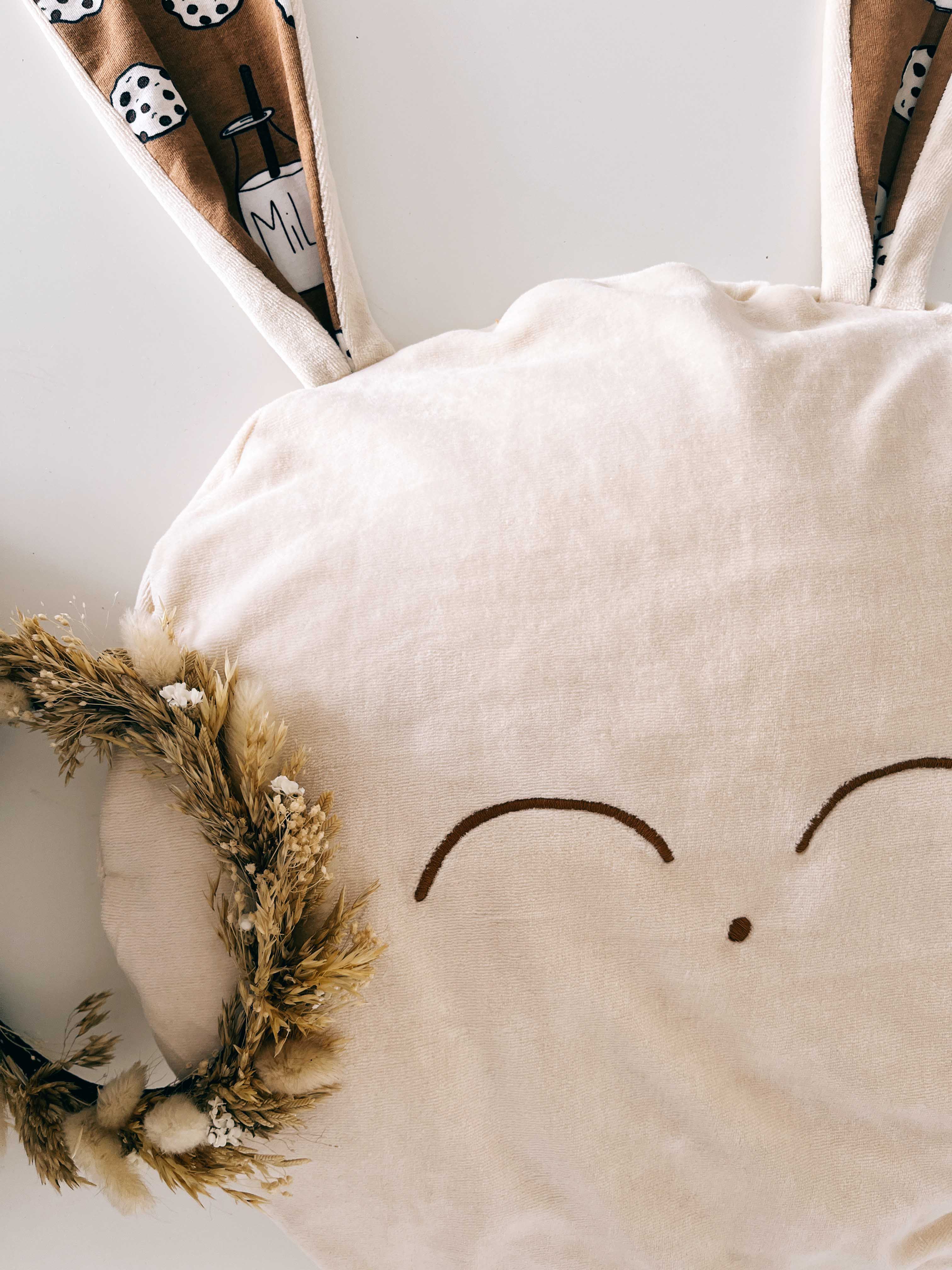 Petit Coussin Velours - Milk and Cookies