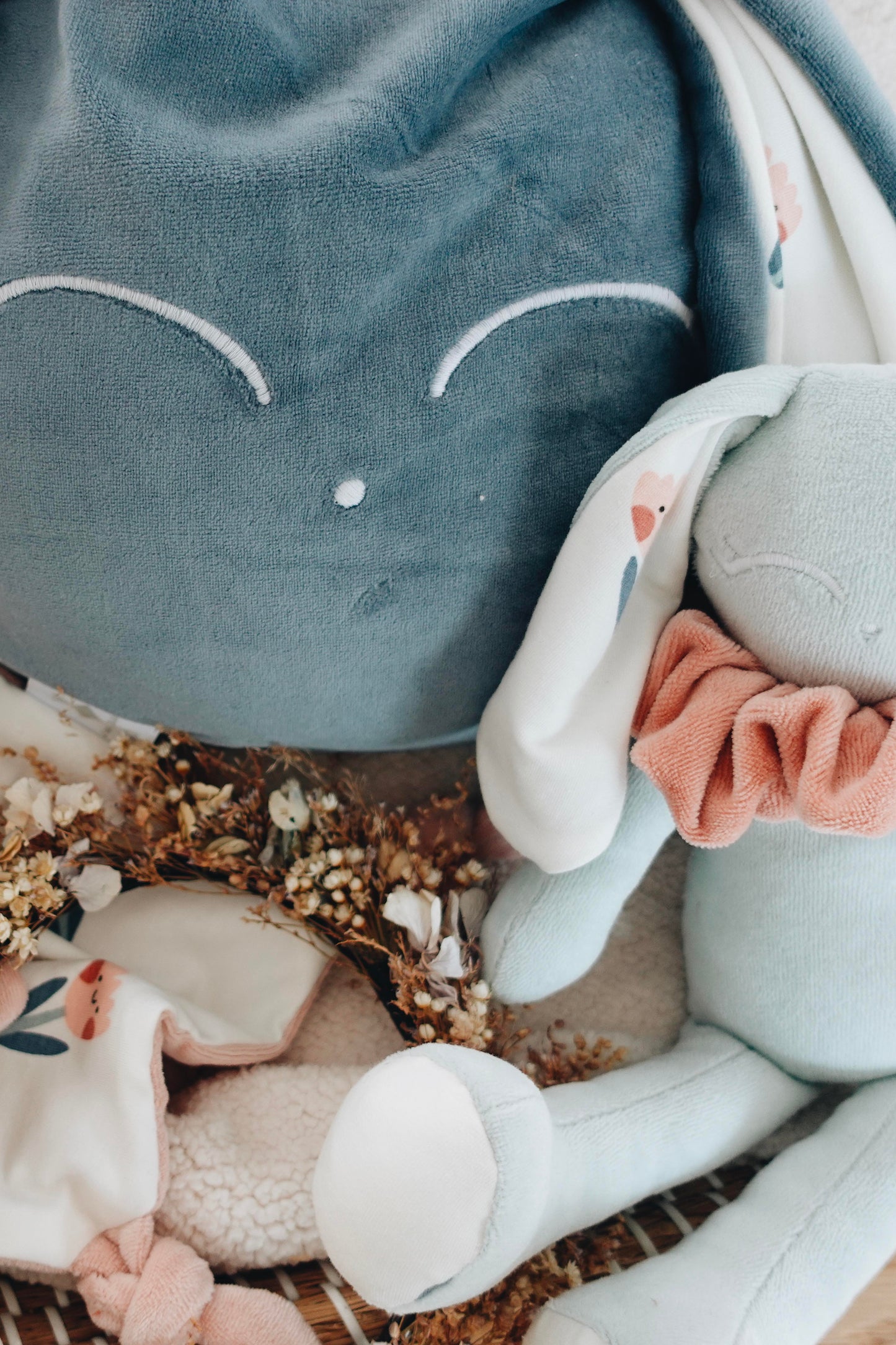 Petit Coussin Velours - Happy Tulips