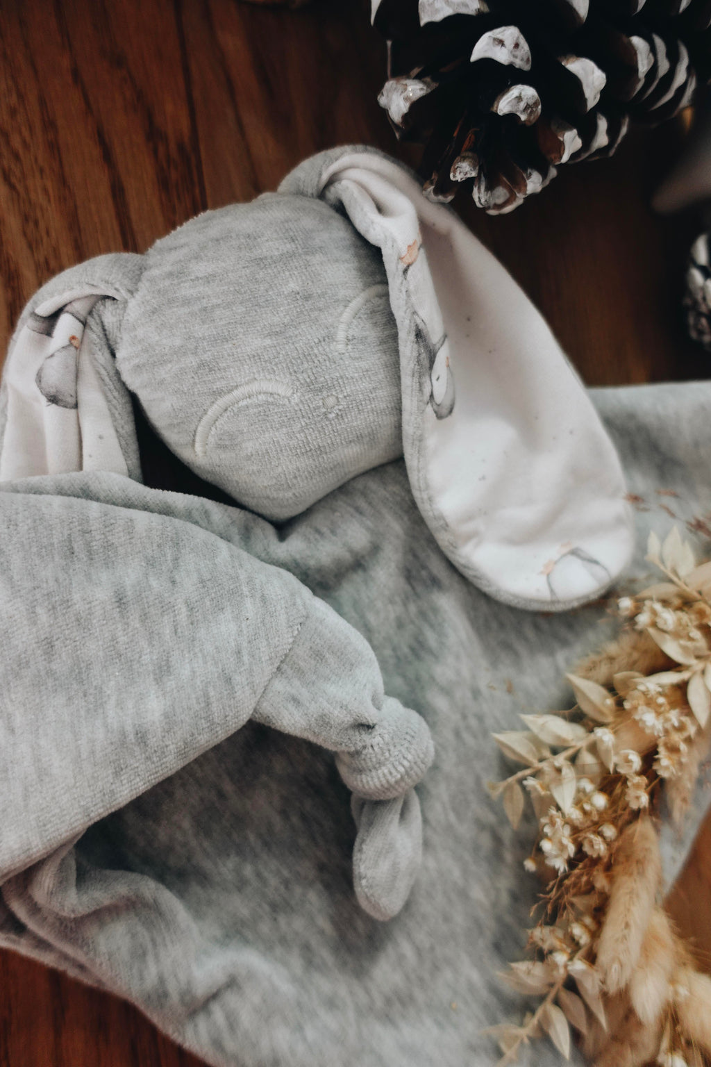 PROTOTYPE - Doudou Velours Câlin Noeuds - Pingui