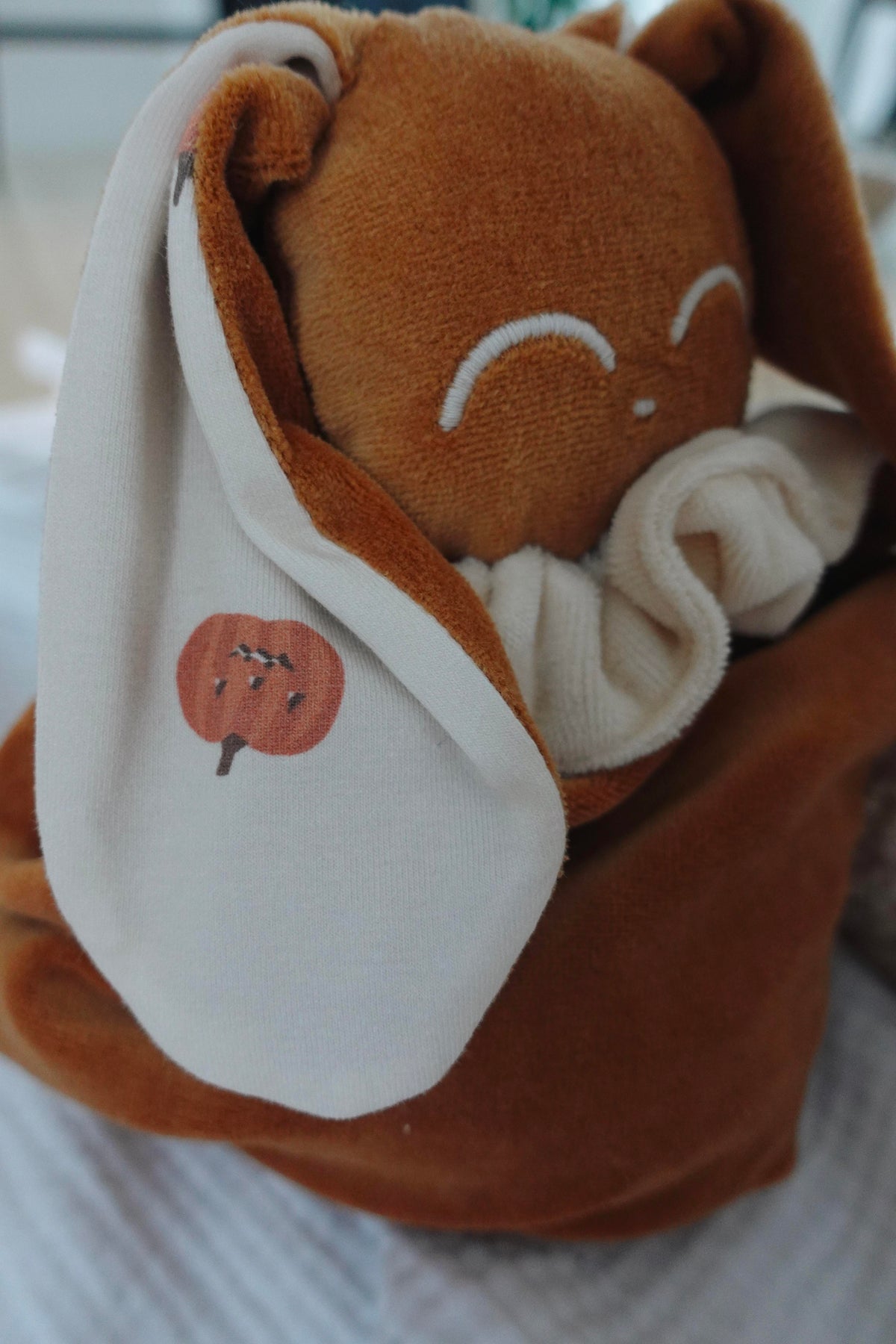 Bouillotte noyaux de cerise Velours - Pumpkin Spice