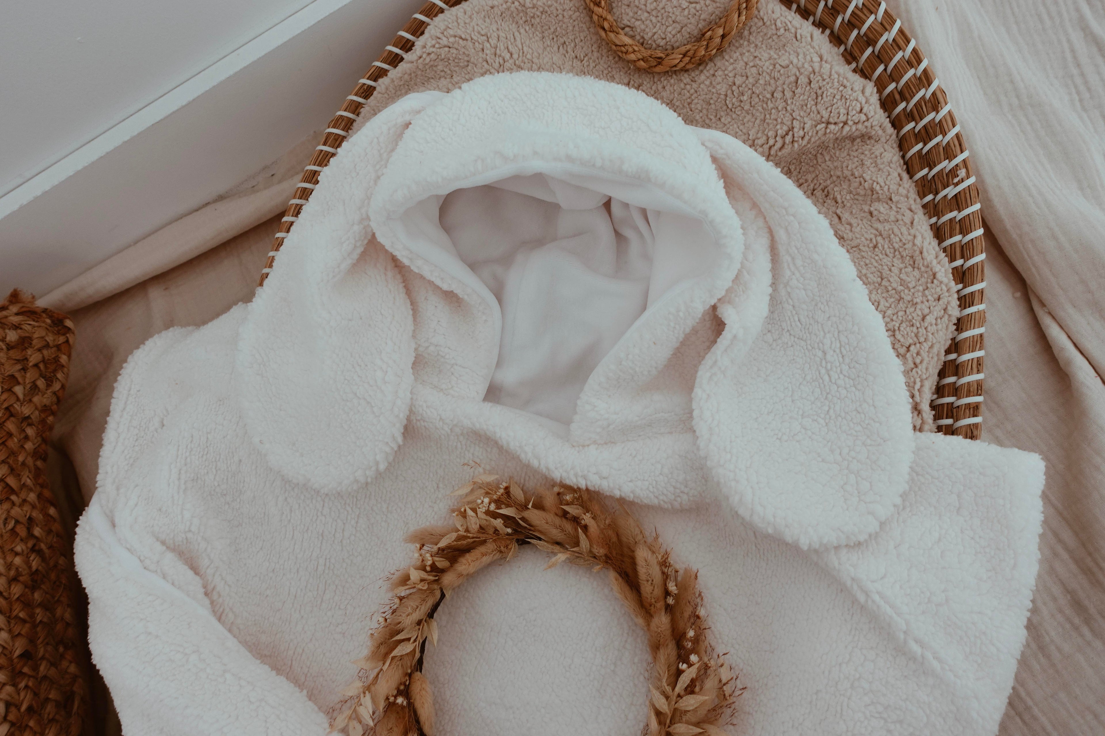 Poncho Pure - Moumoute épaisse Lait