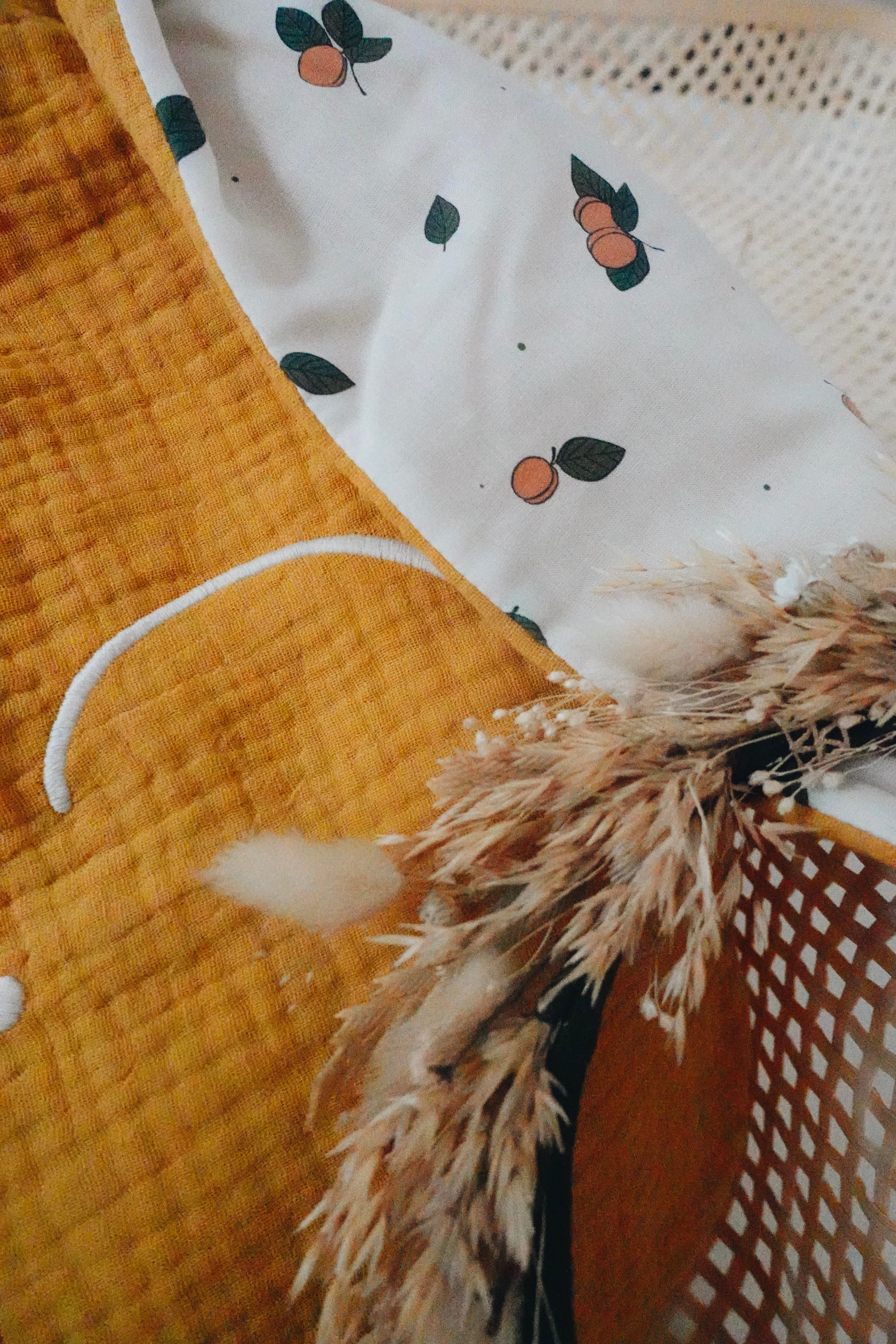 Petit Coussin Lange - Crème d'Abricots