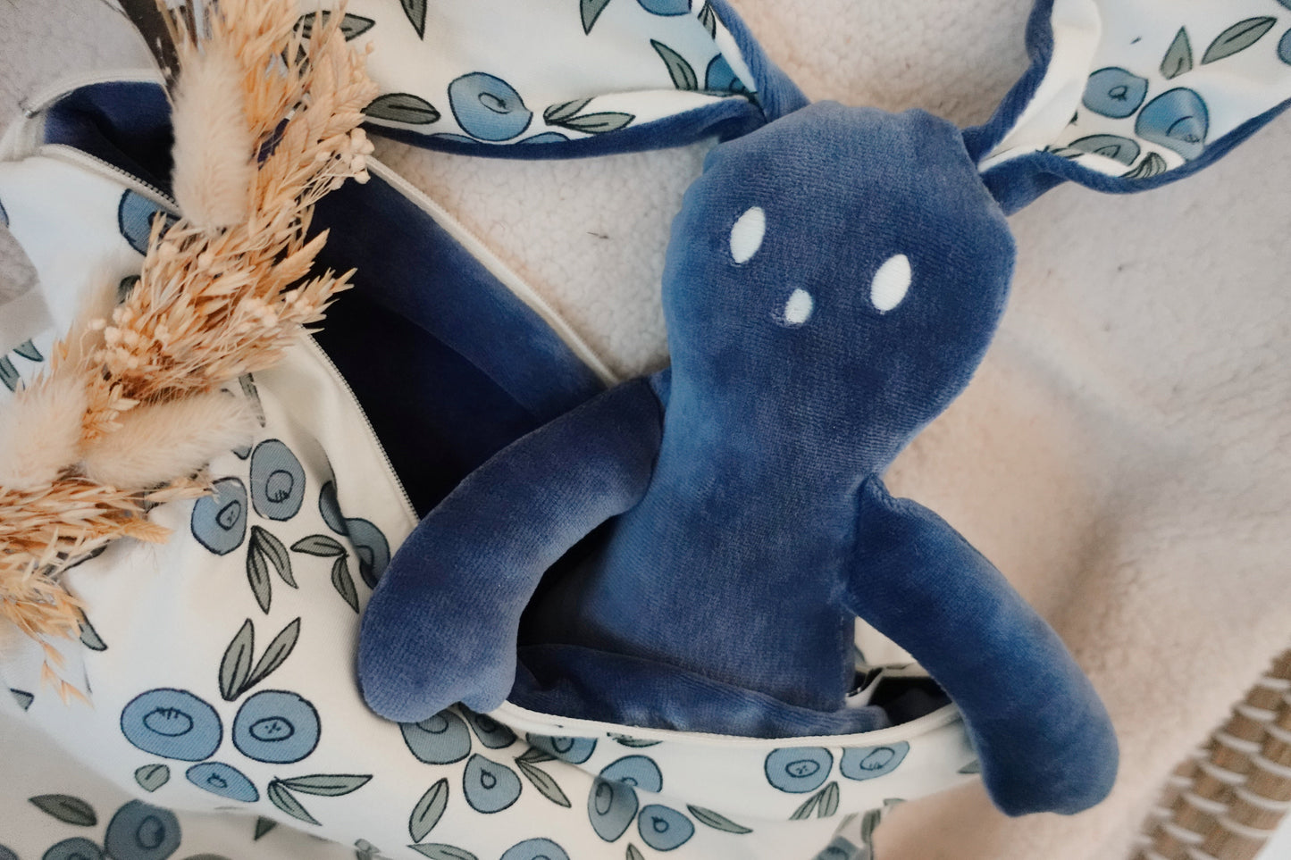 PROTOTYPE - Trousse de toilette Velours - Blueberries