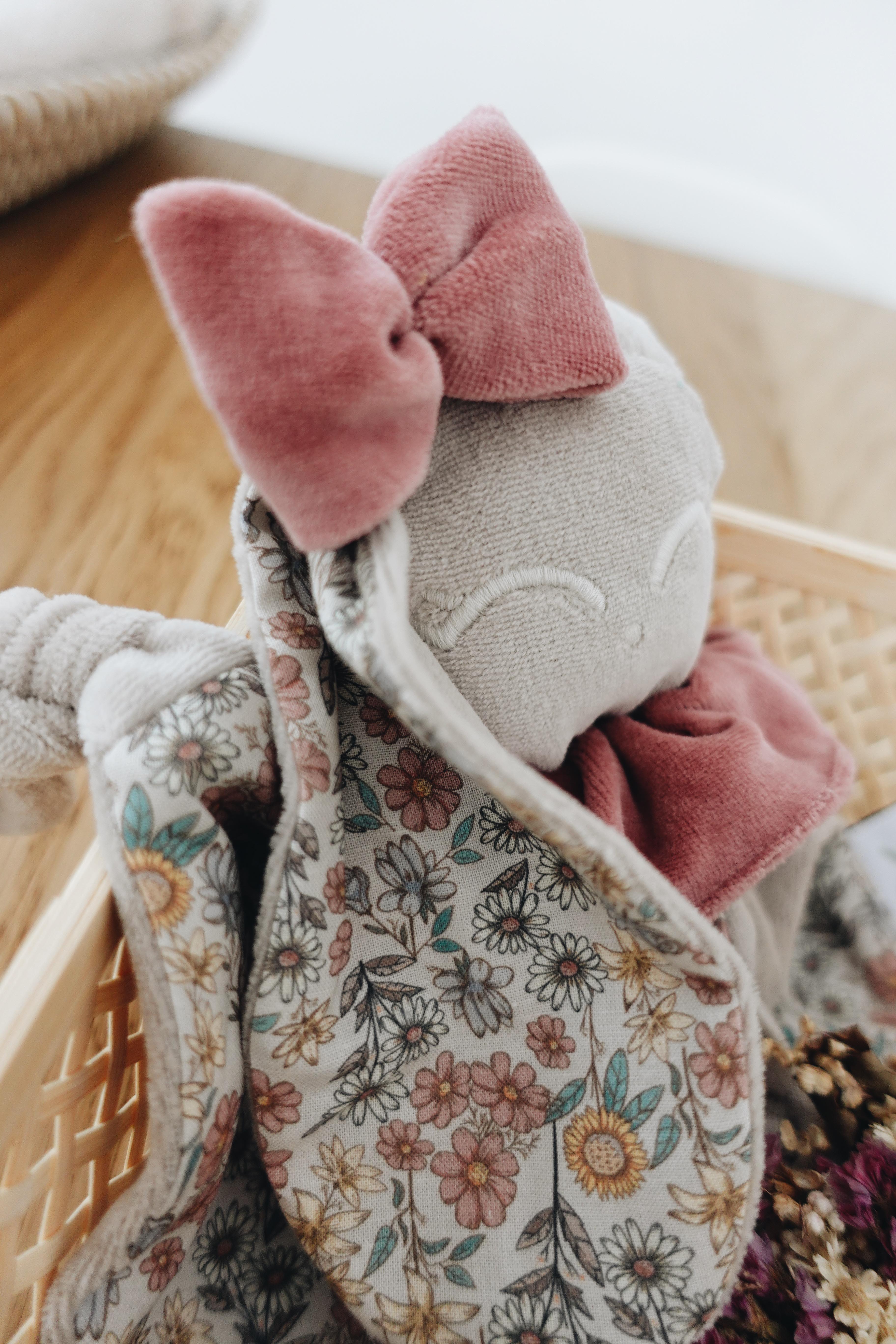 PROTOTYPE - Doudou Velours Chouchou - Fleurs des Champs