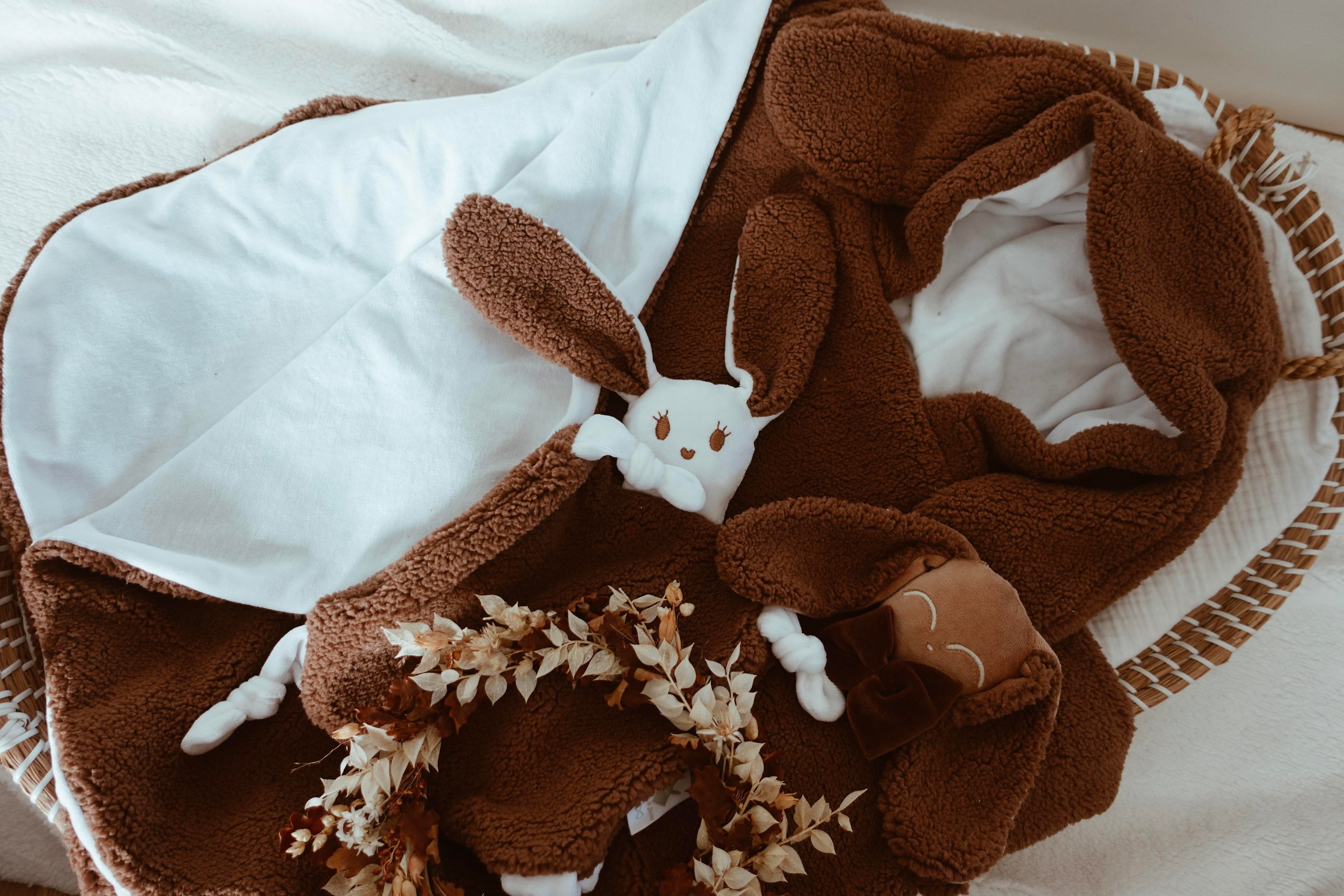 Doudou Moumoute Chouchou Pure - Épaisse Chocolat