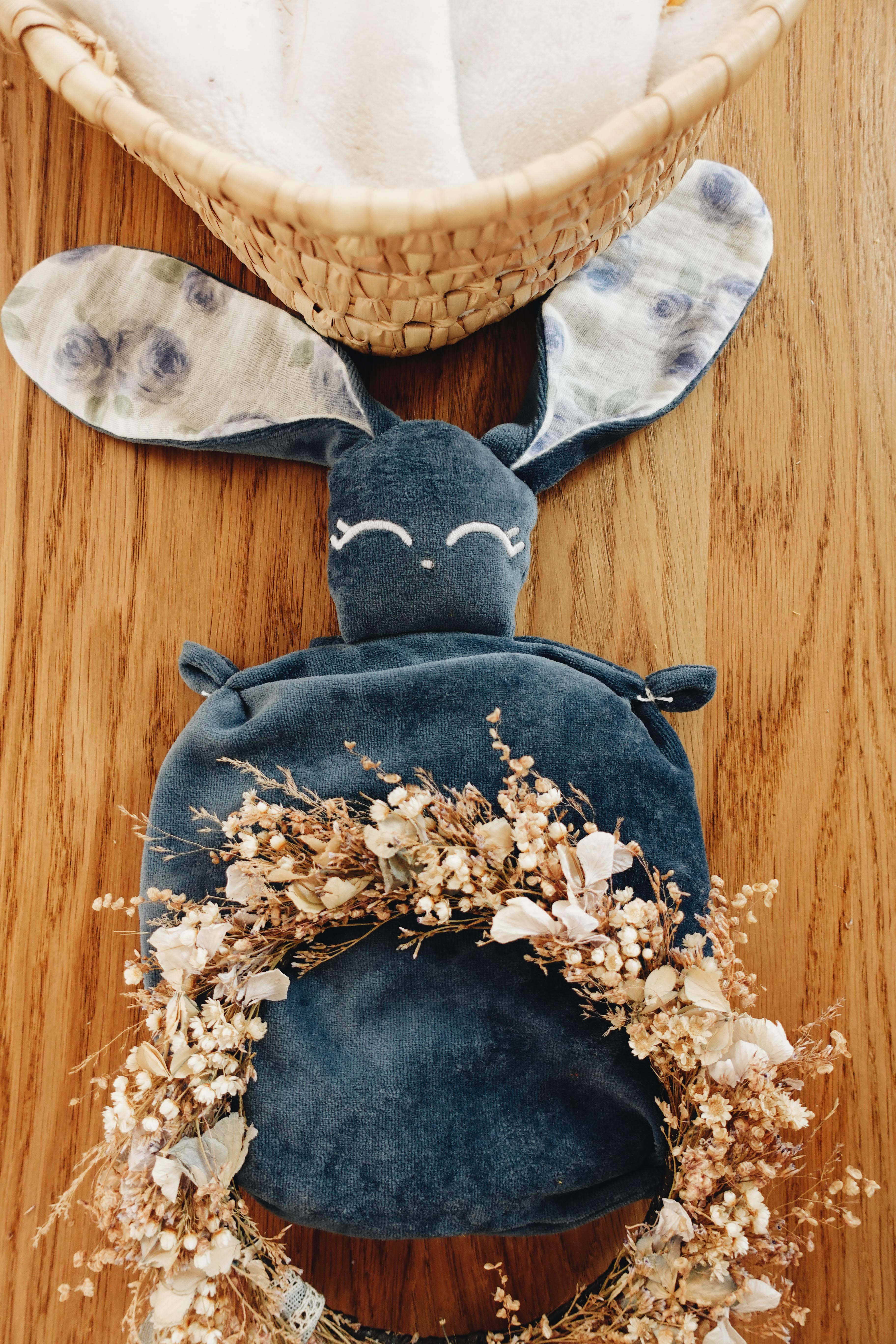 PROTOTYPE - Bouillotte noyaux de cerise velours - Assia