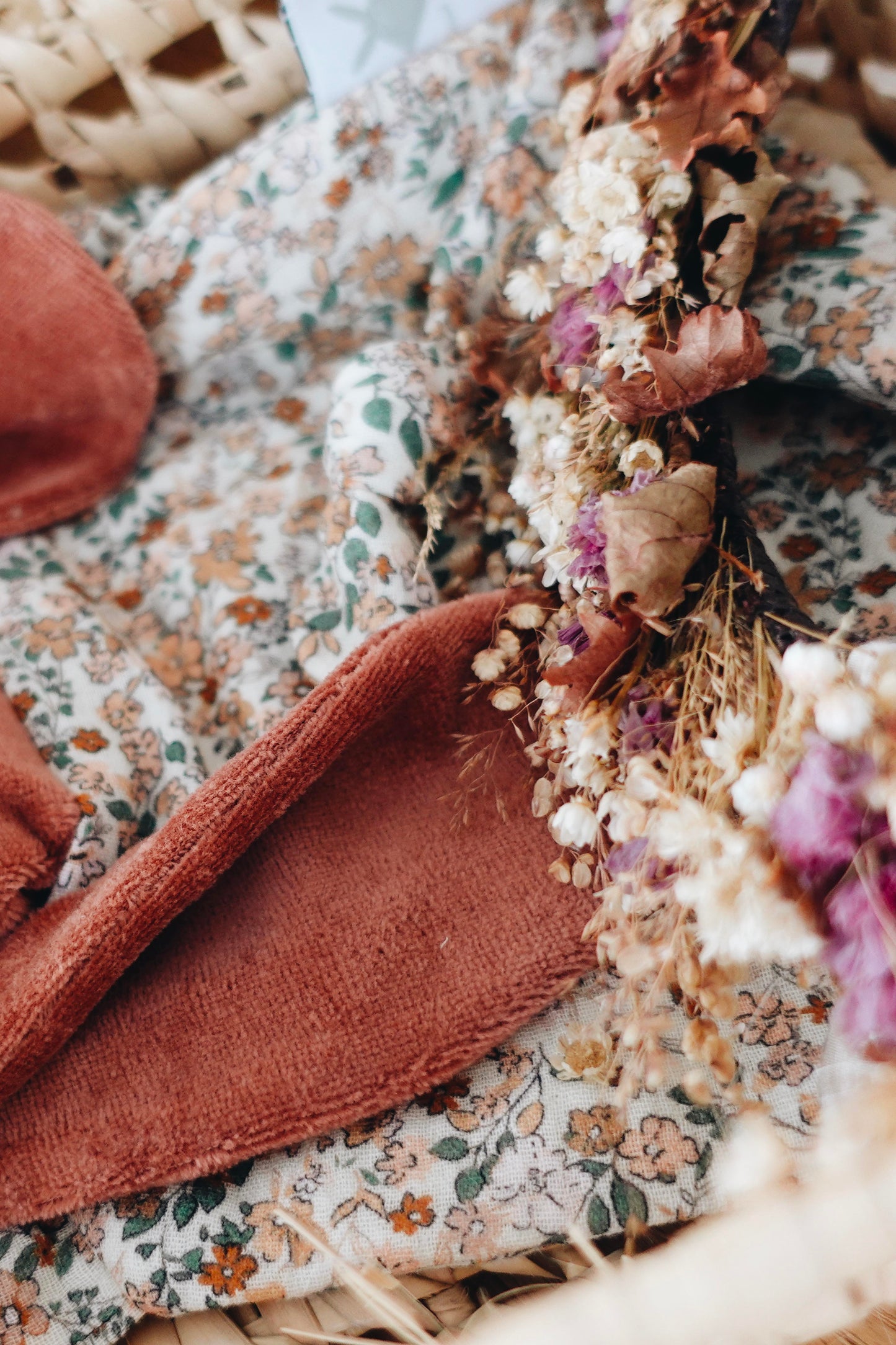 Doudou Mousseline Fleurs
