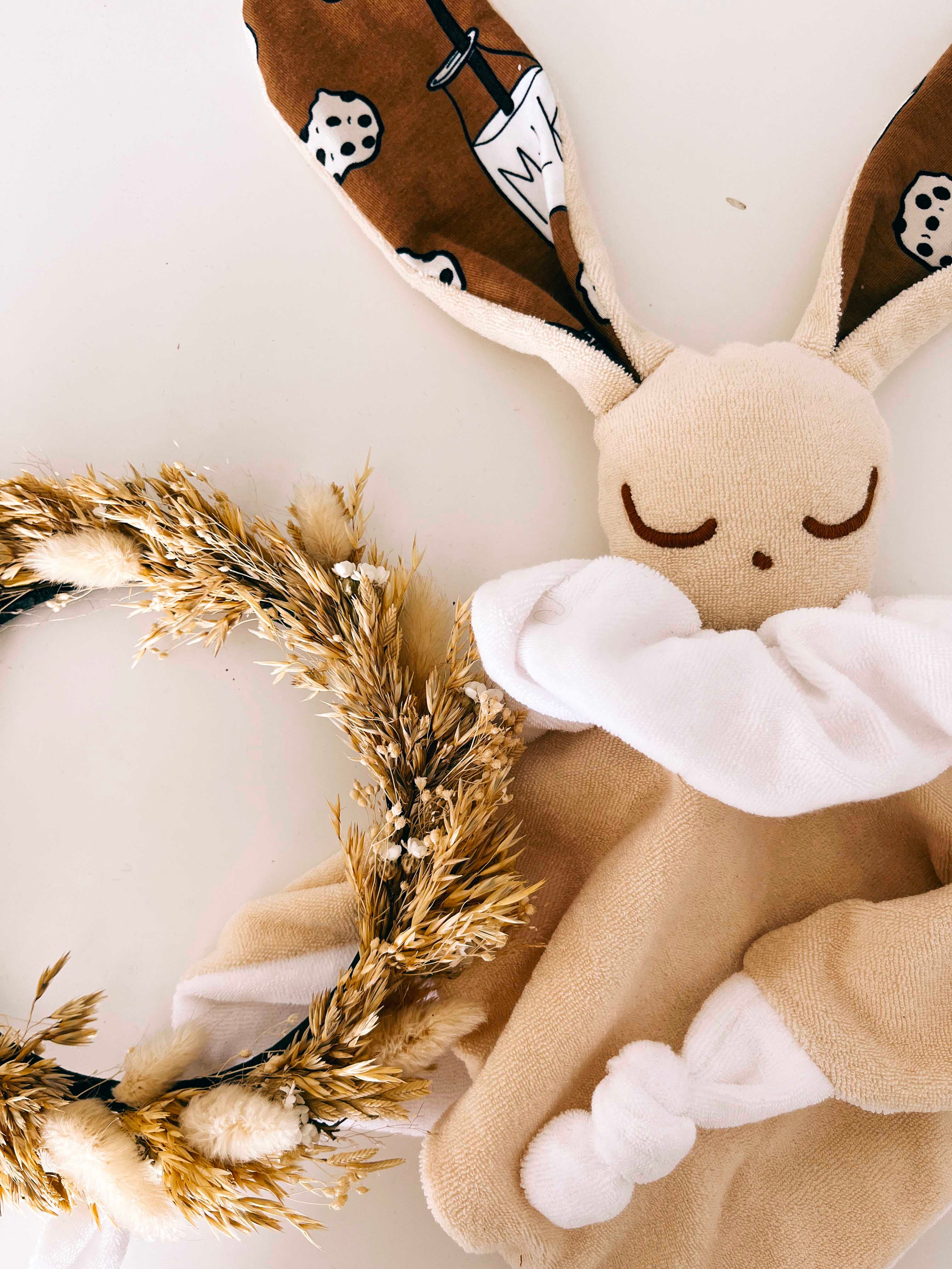 Doudou Eponge Câlin Noeuds - Milk and Cookies