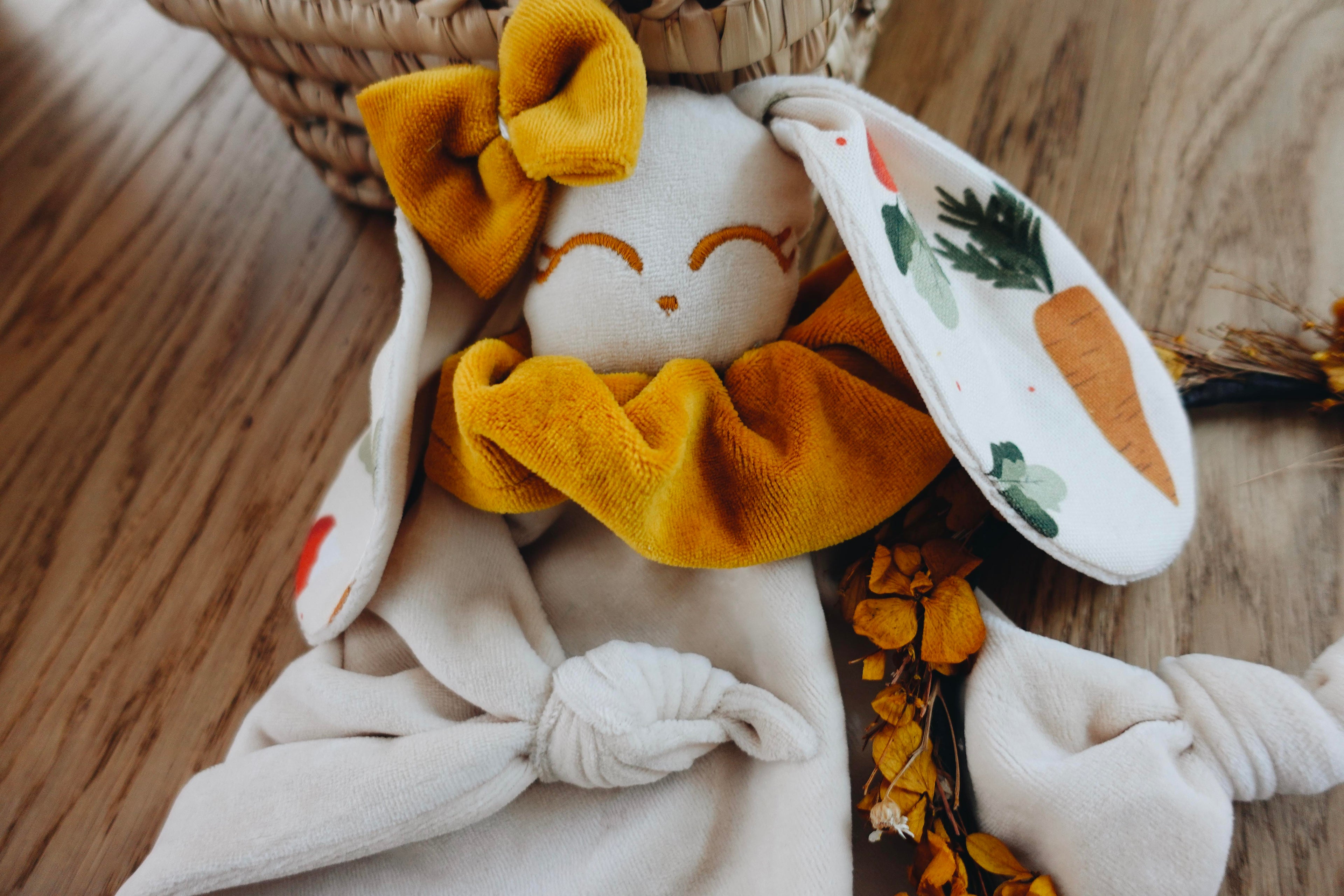 PROTOTYPE - Doudou Velours Gaufrette - Potager