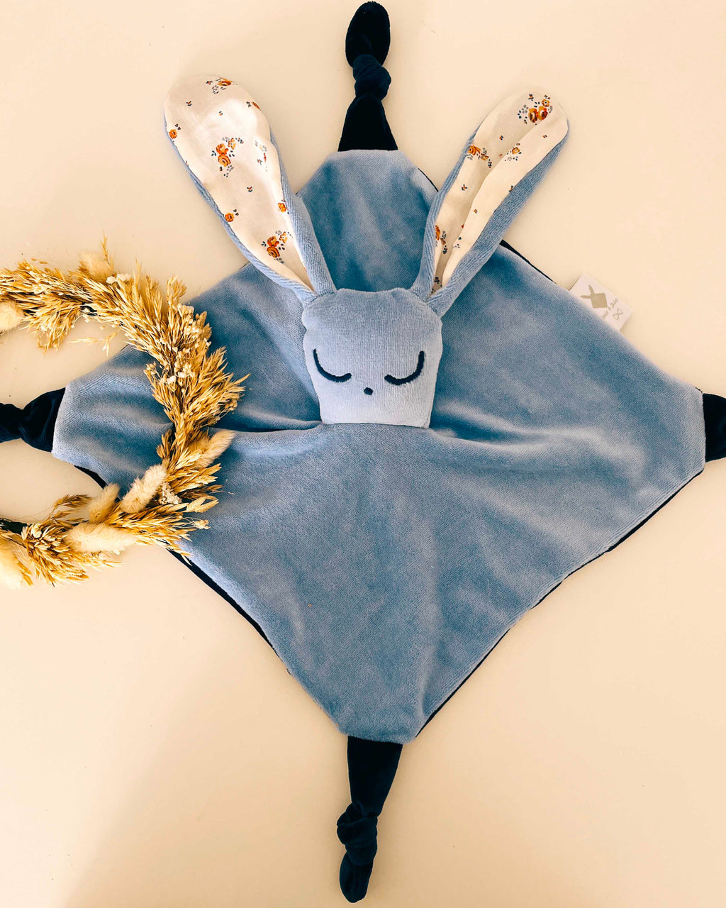 Doudou Velours Câlin Noeuds - Paulinette