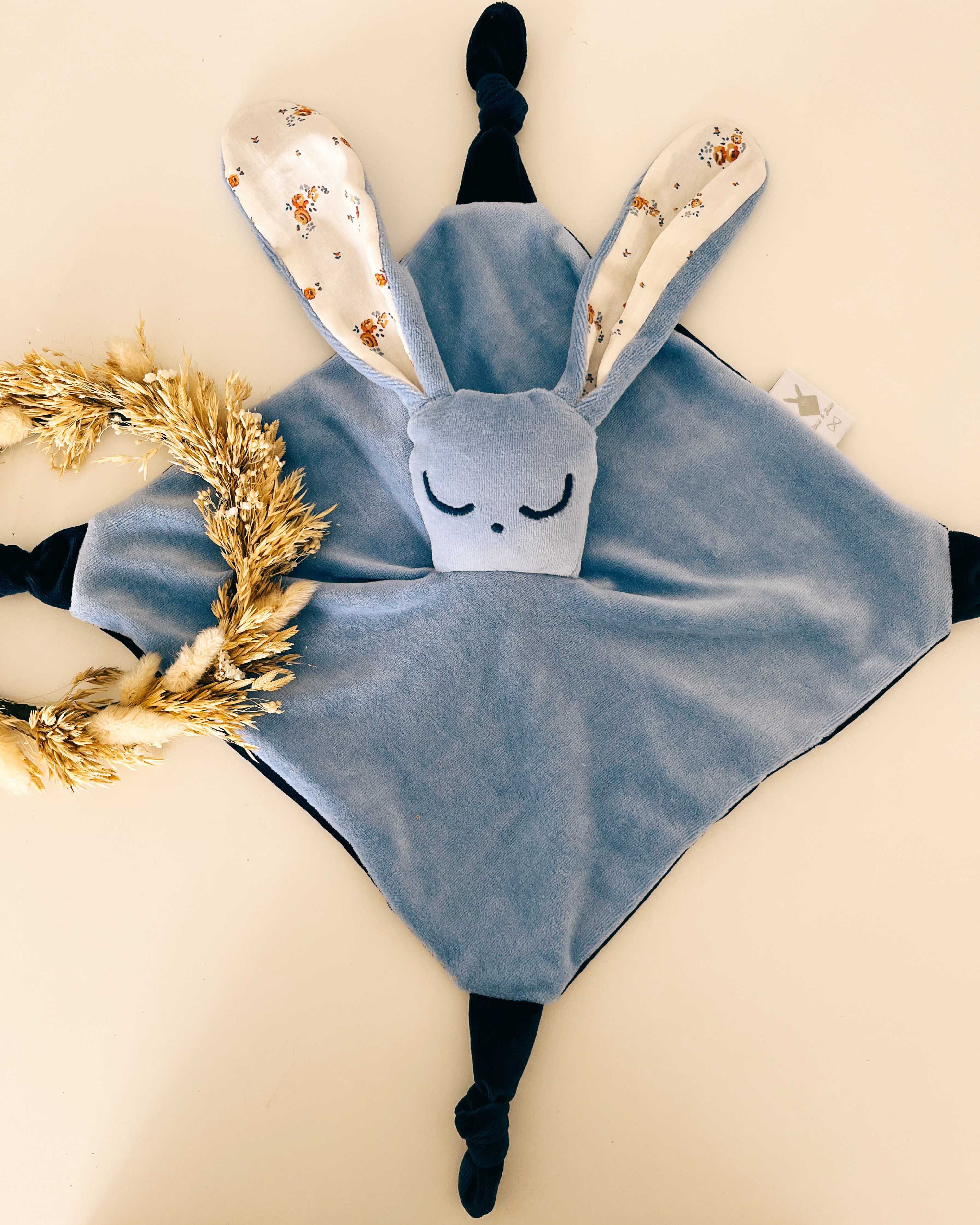 Doudou Velours Câlin Noeuds - Paulinette
