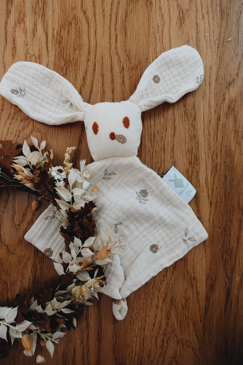 PROTOTYPE - Bébé Doudou Lange - Tiny Flowers