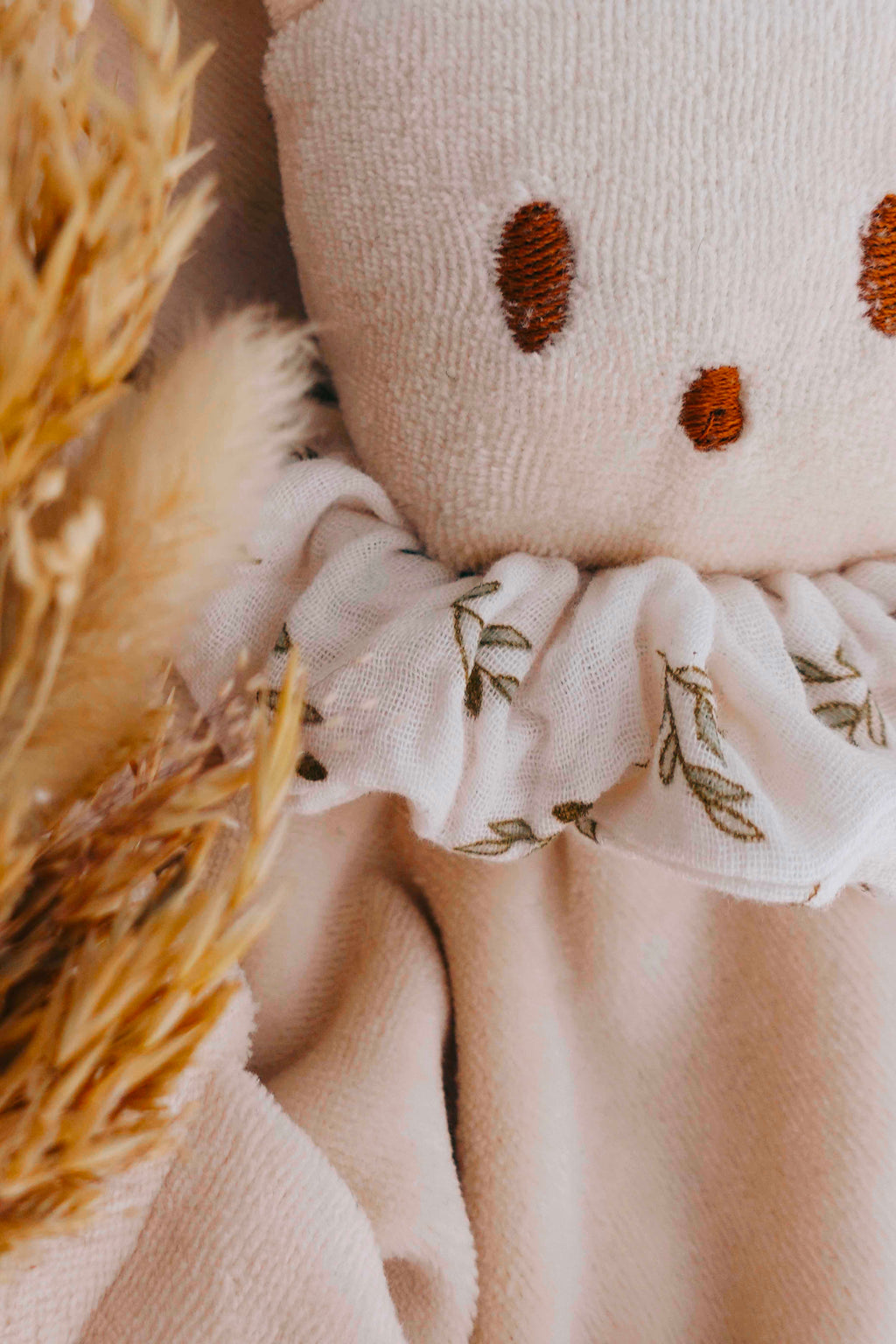 Doudou Velours Câlin Noeuds - Petit Feuillage