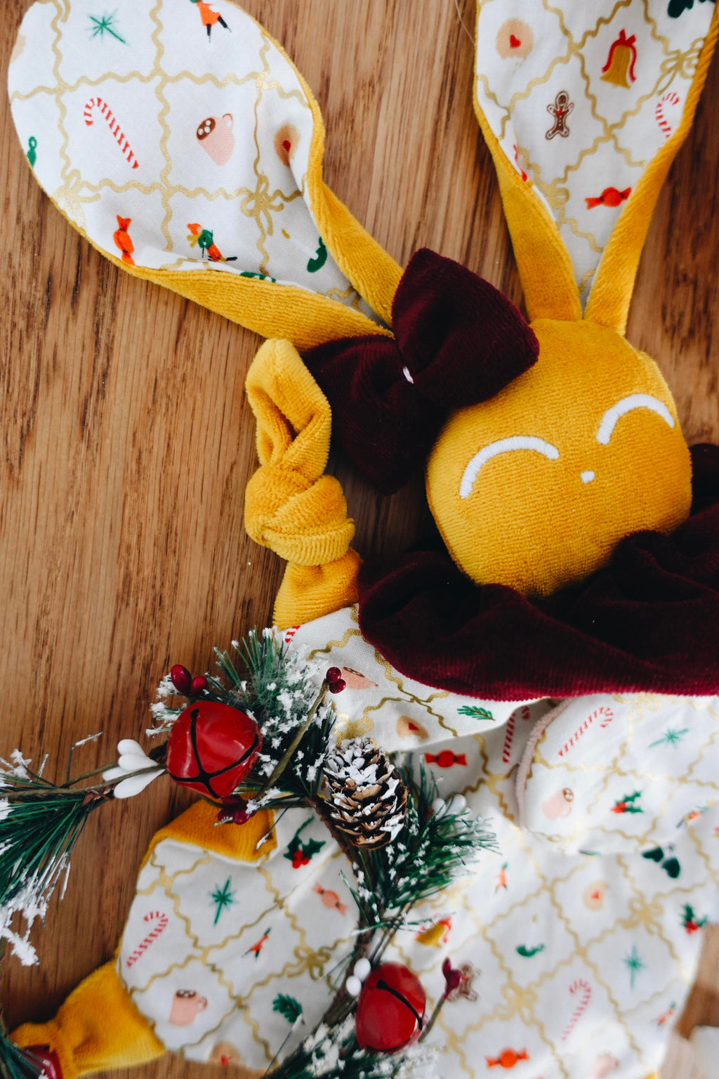 PROTOTYPE - Doudou Velours Chouchou - Holiday Argyle