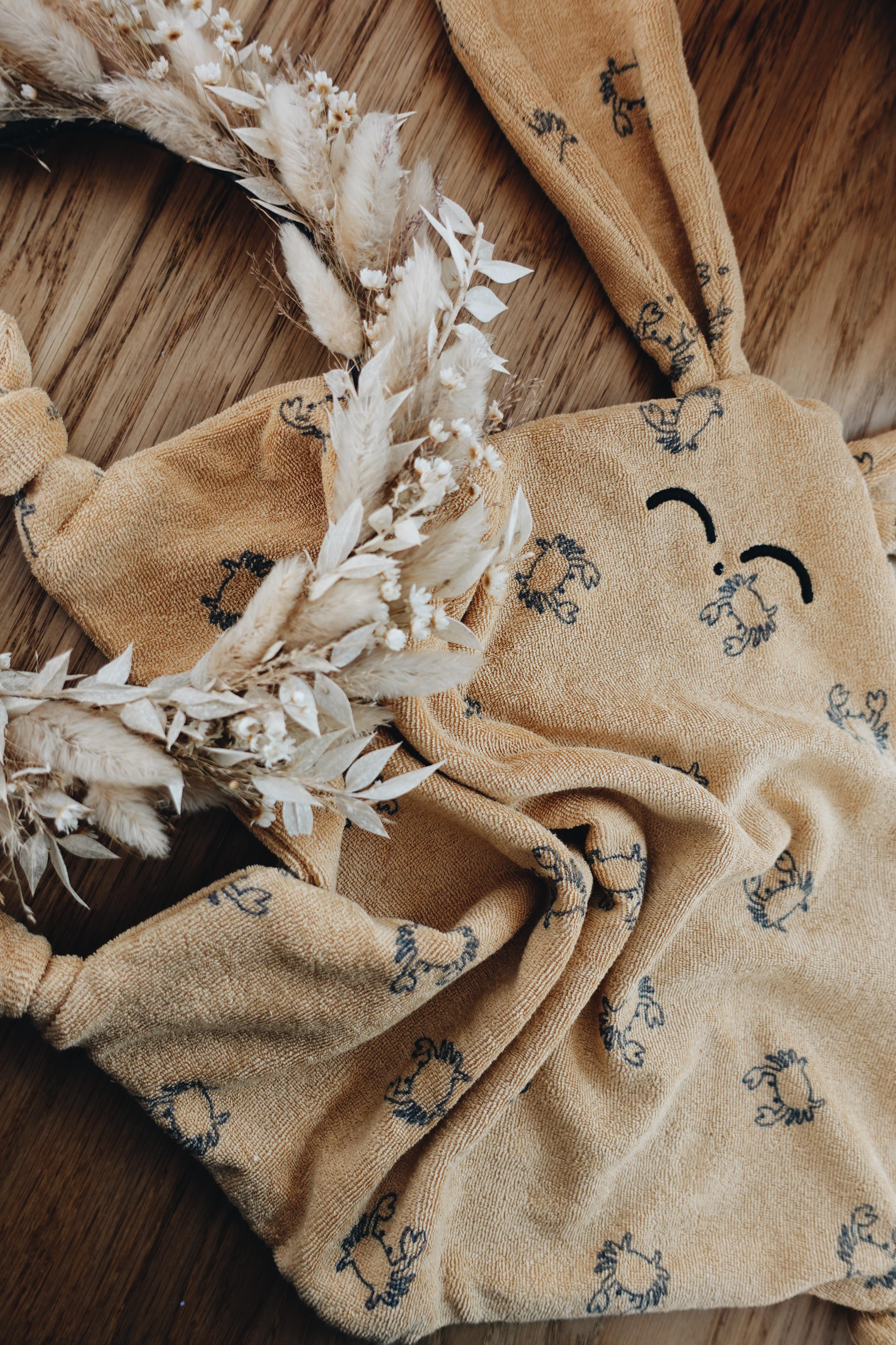 Doudou Éponge Classique Noeuds - Crabs