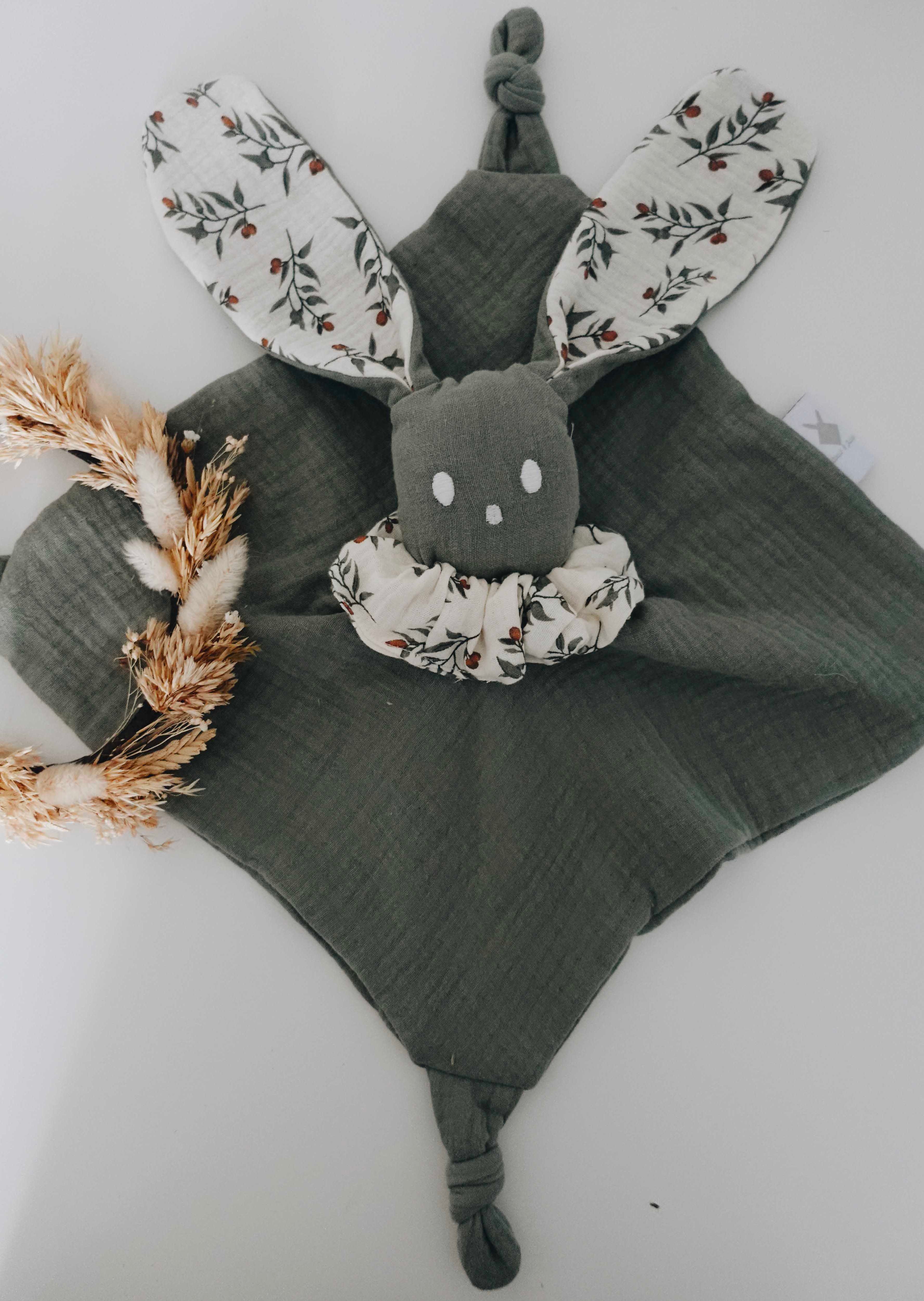 Doudou Lange Câlin Noeuds - Clémentines