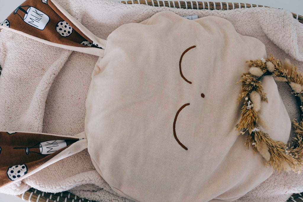 Petit Coussin Velours - Milk and Cookies