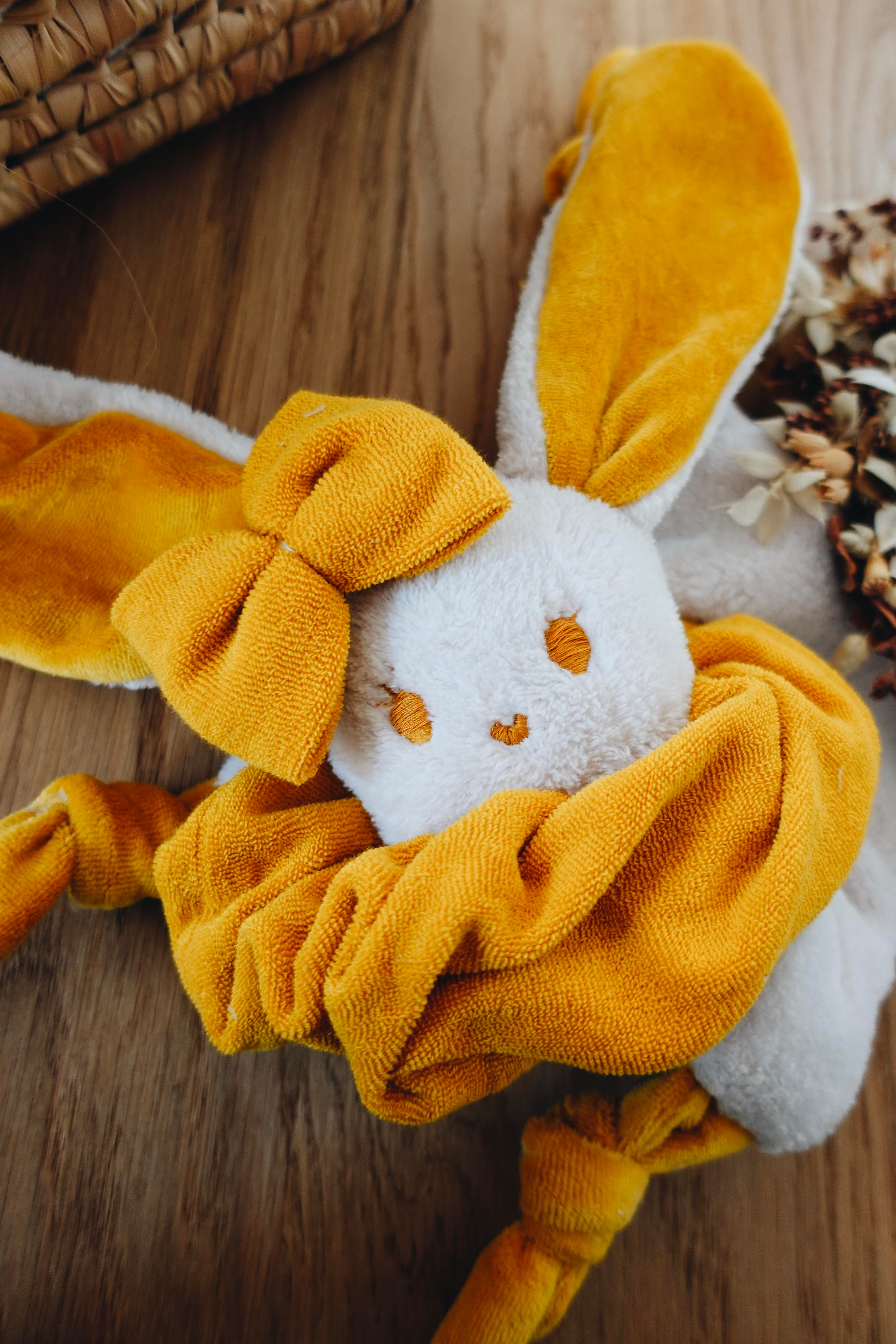 PROTOTYPE - Doudou Toudoux Moutarde/Beige Clair