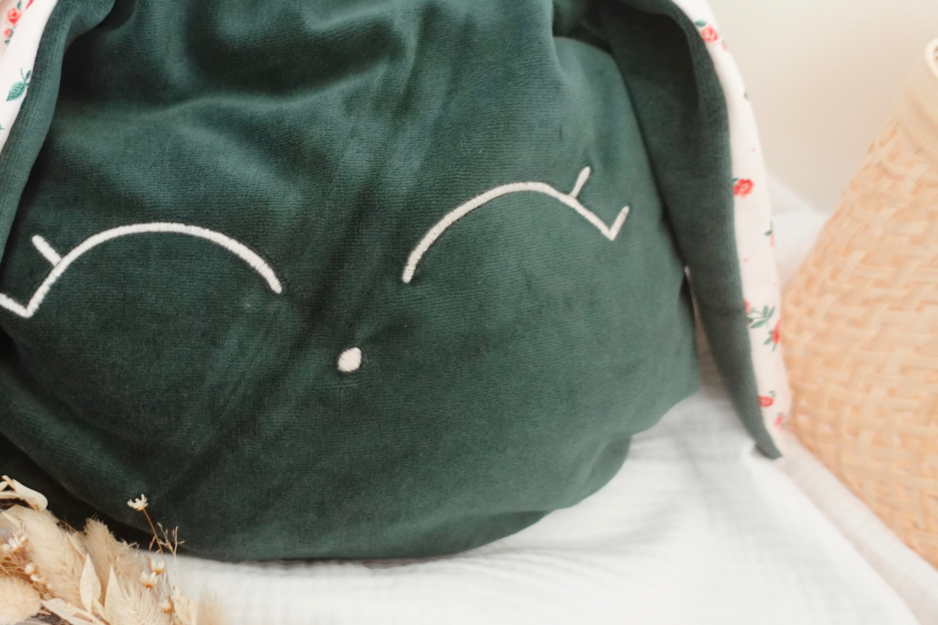 Petit Coussin Velours - Pink Roses