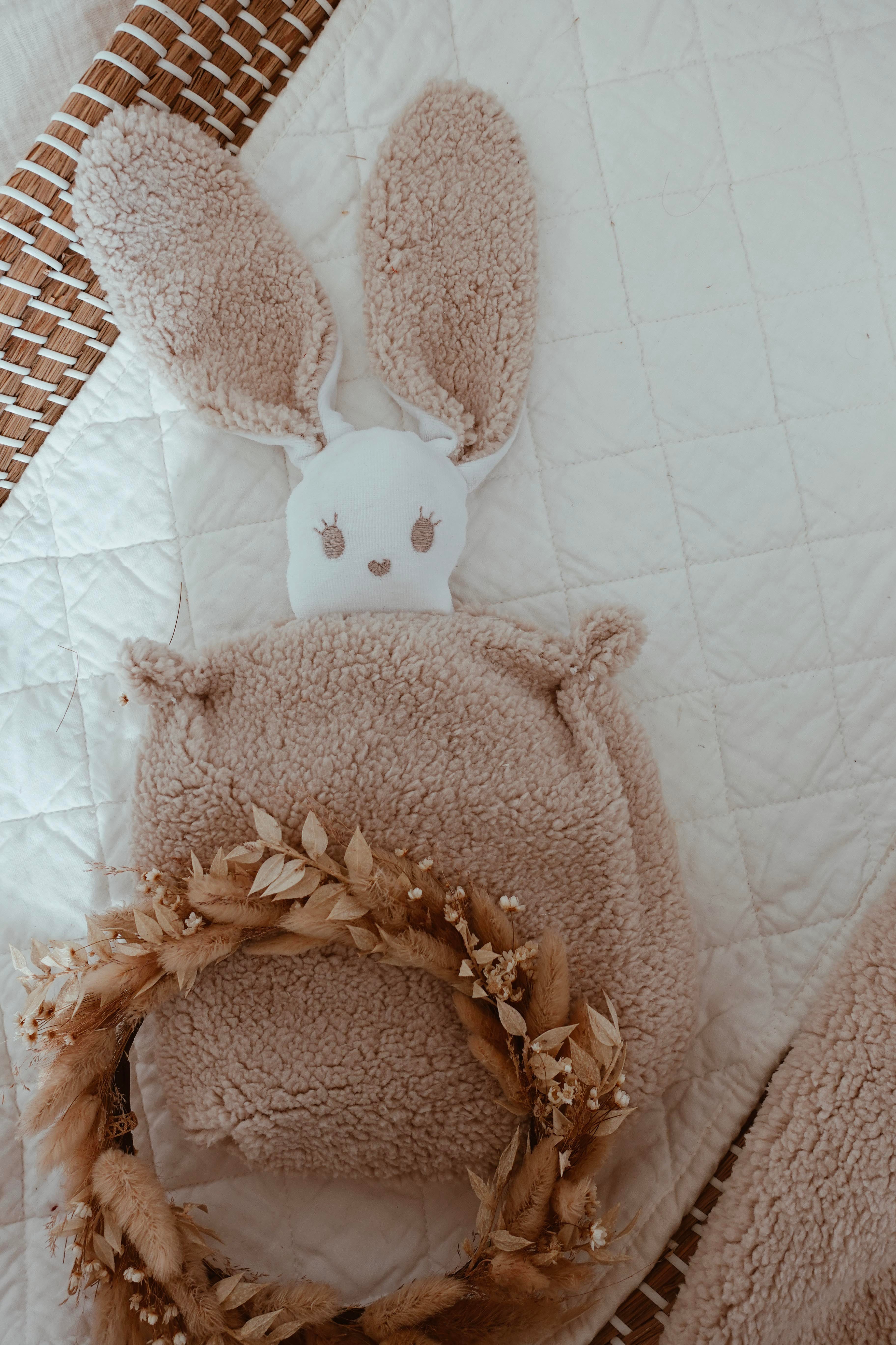 Bouillotte noyaux de cerise moumoute Pure - Épaisse Cappuccino