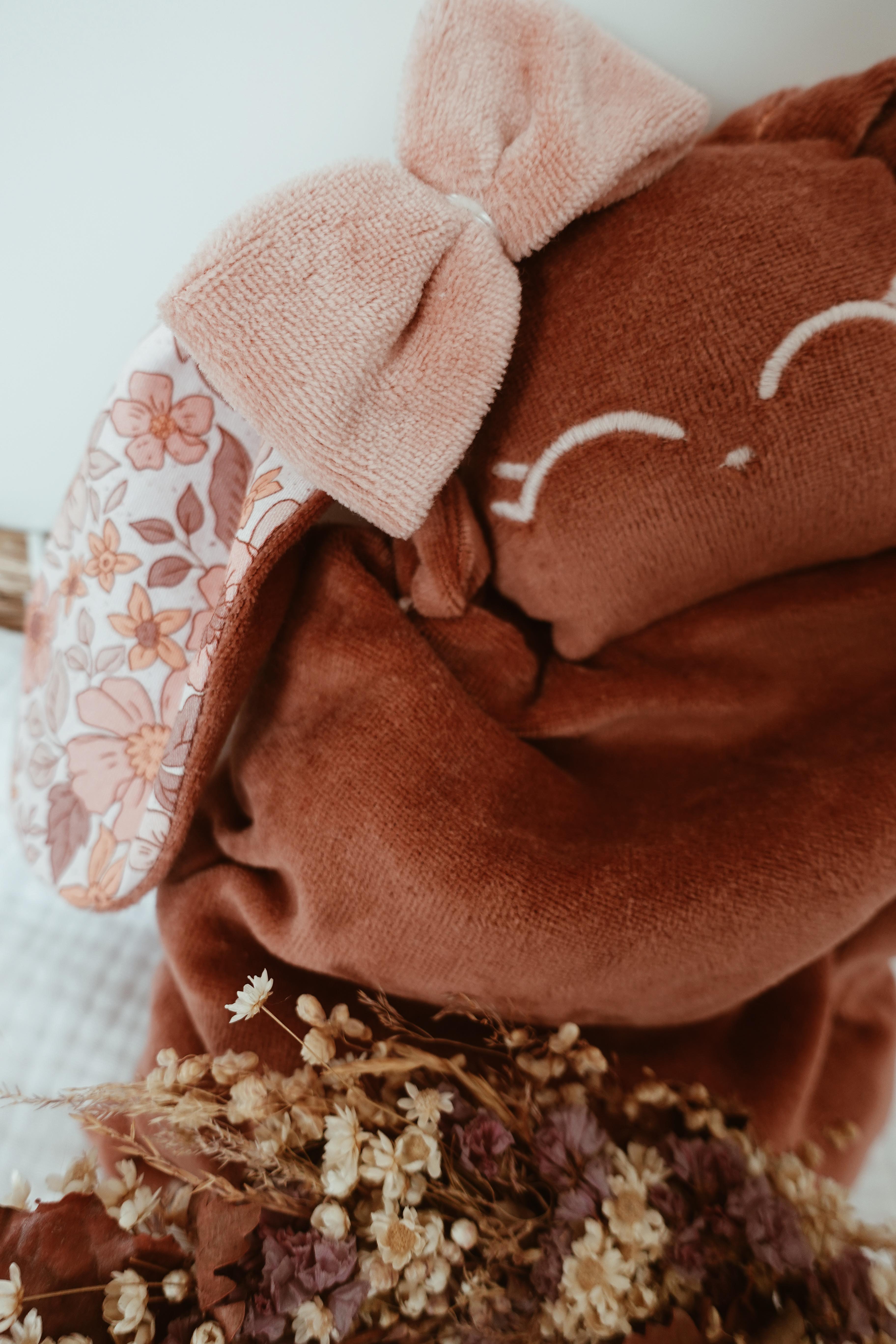 Bouillotte noyaux de cerise Velours - Joy