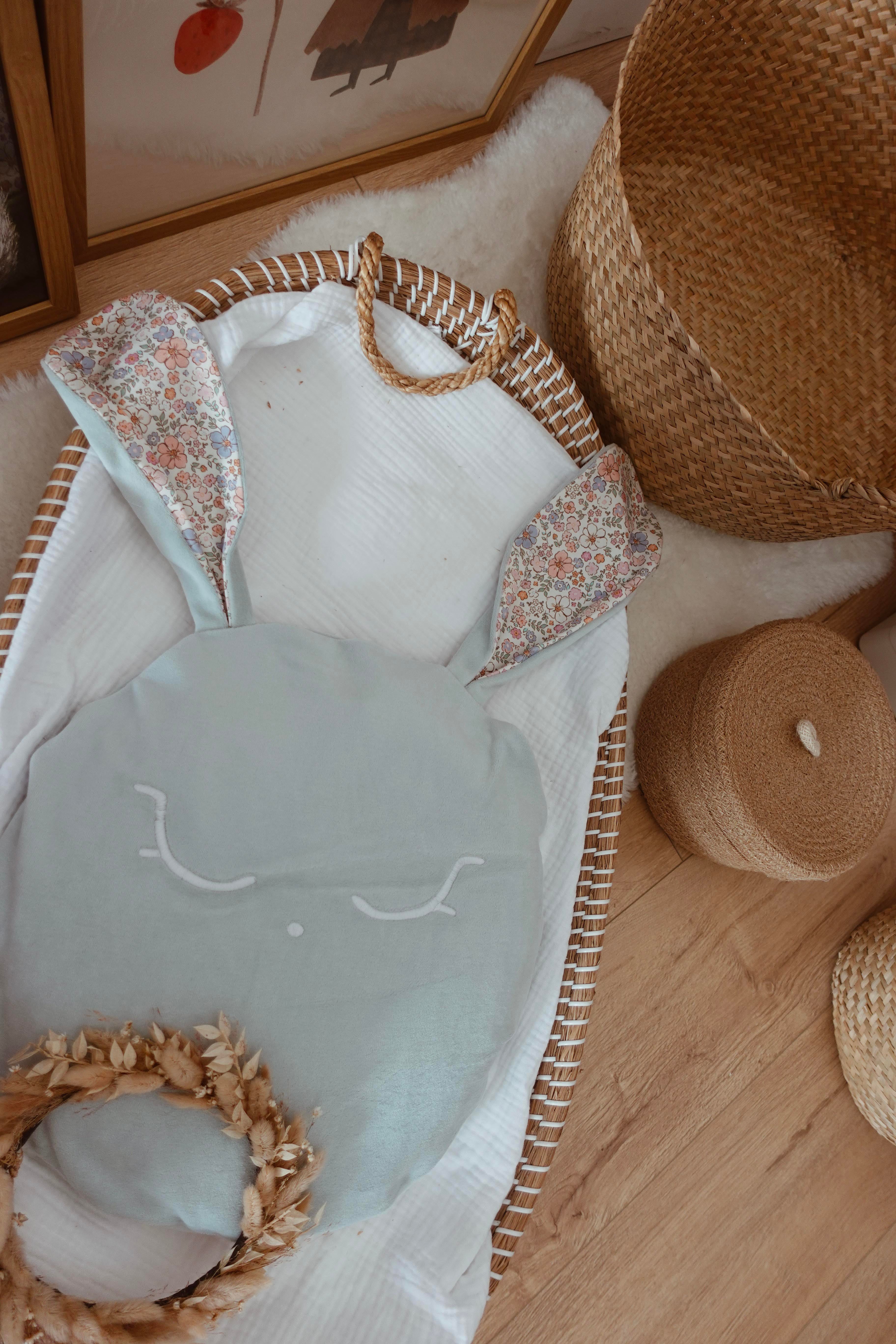 Petit Coussin Velours - Blush et Pastel