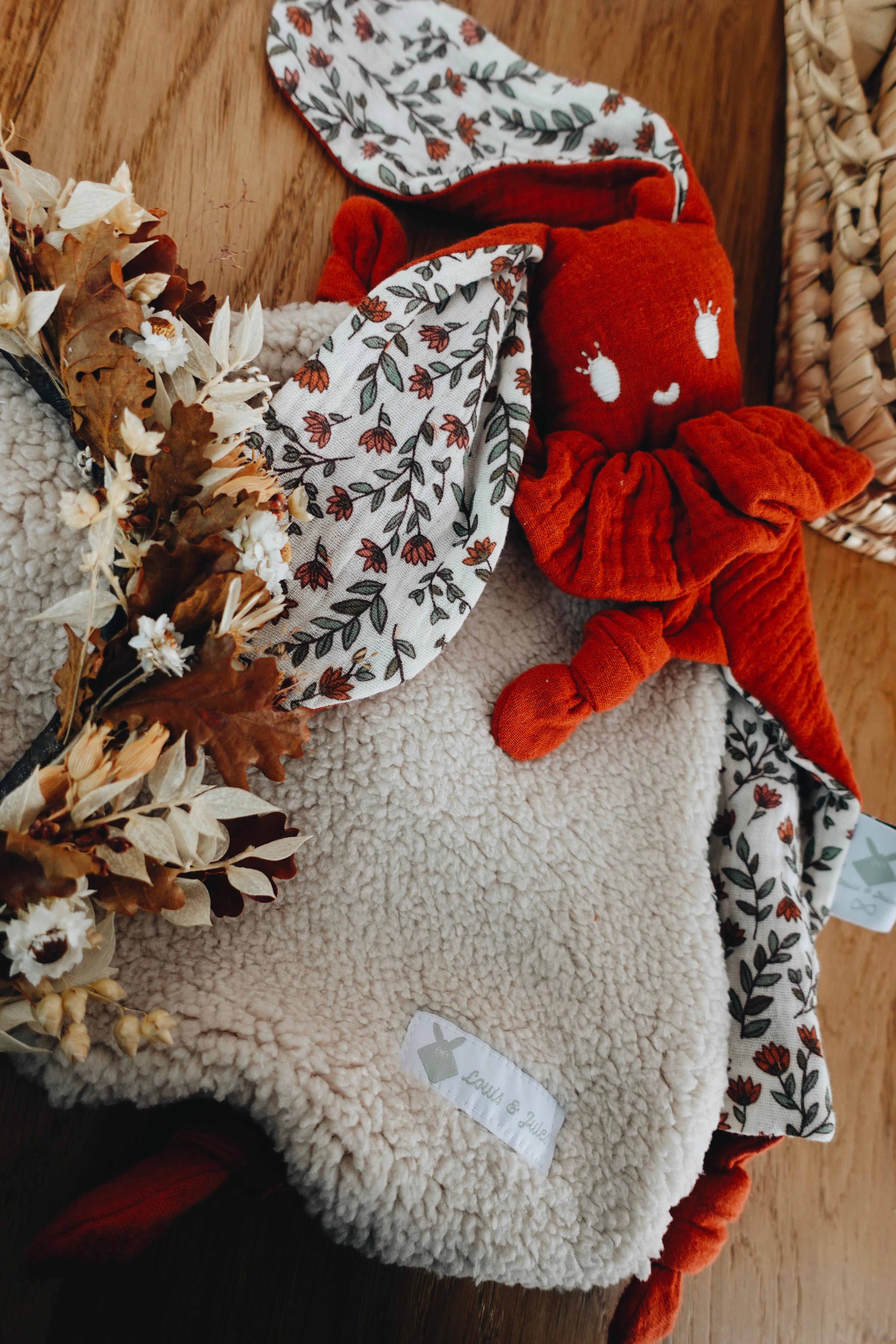 PROTOTYPE - Doudou Lange Chouchou – Terracotta Petals