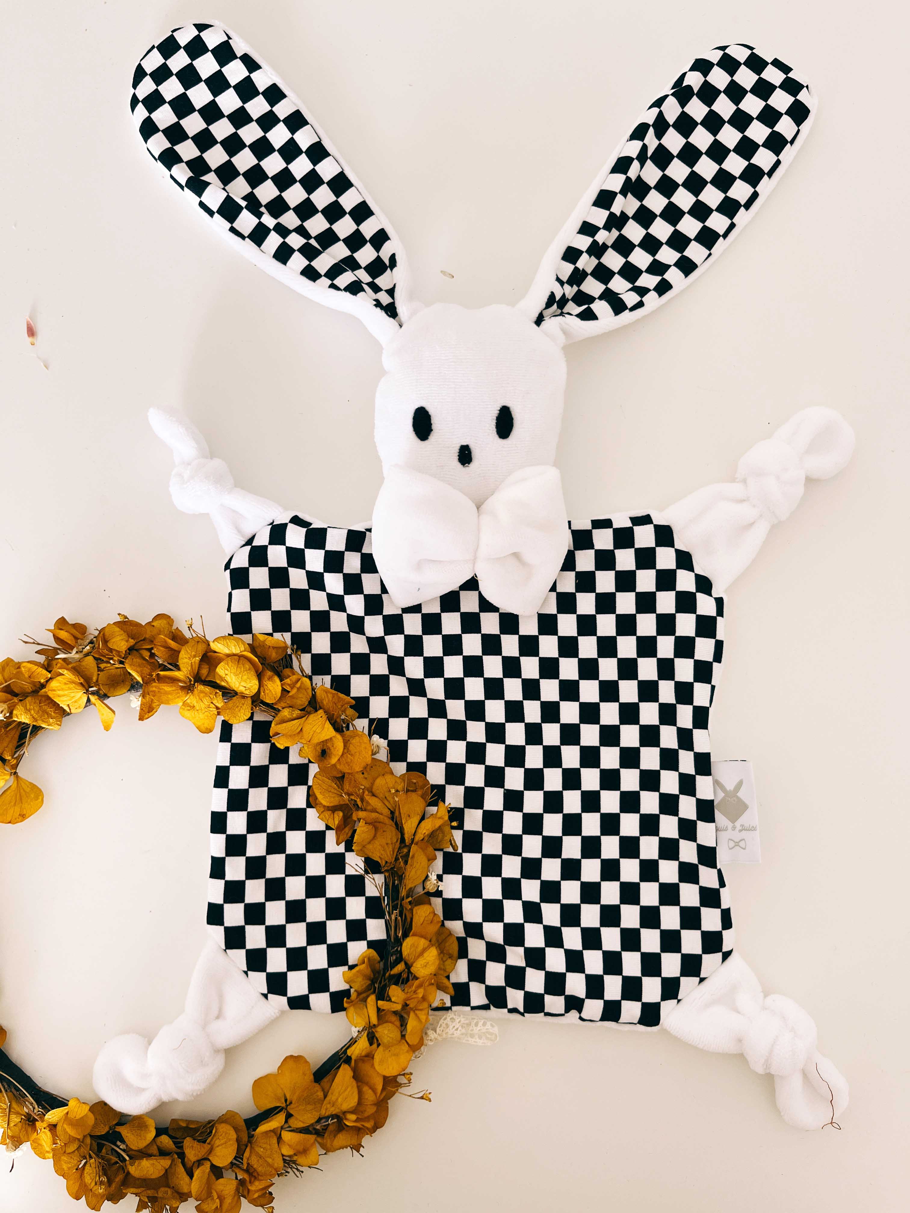 Doudou Velours Chouchou – Chessboard
