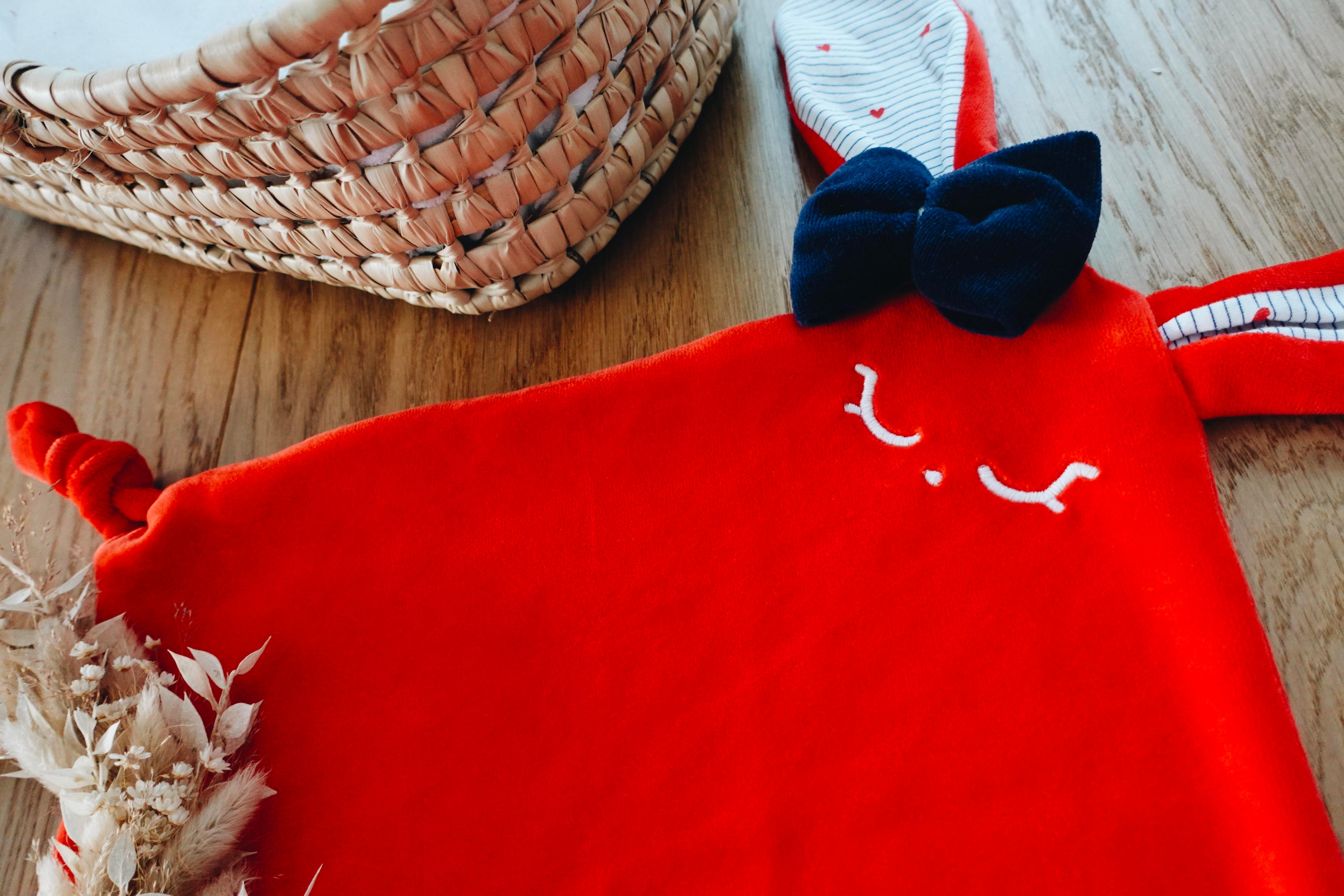 Doudou Velours Classique Noeuds - France