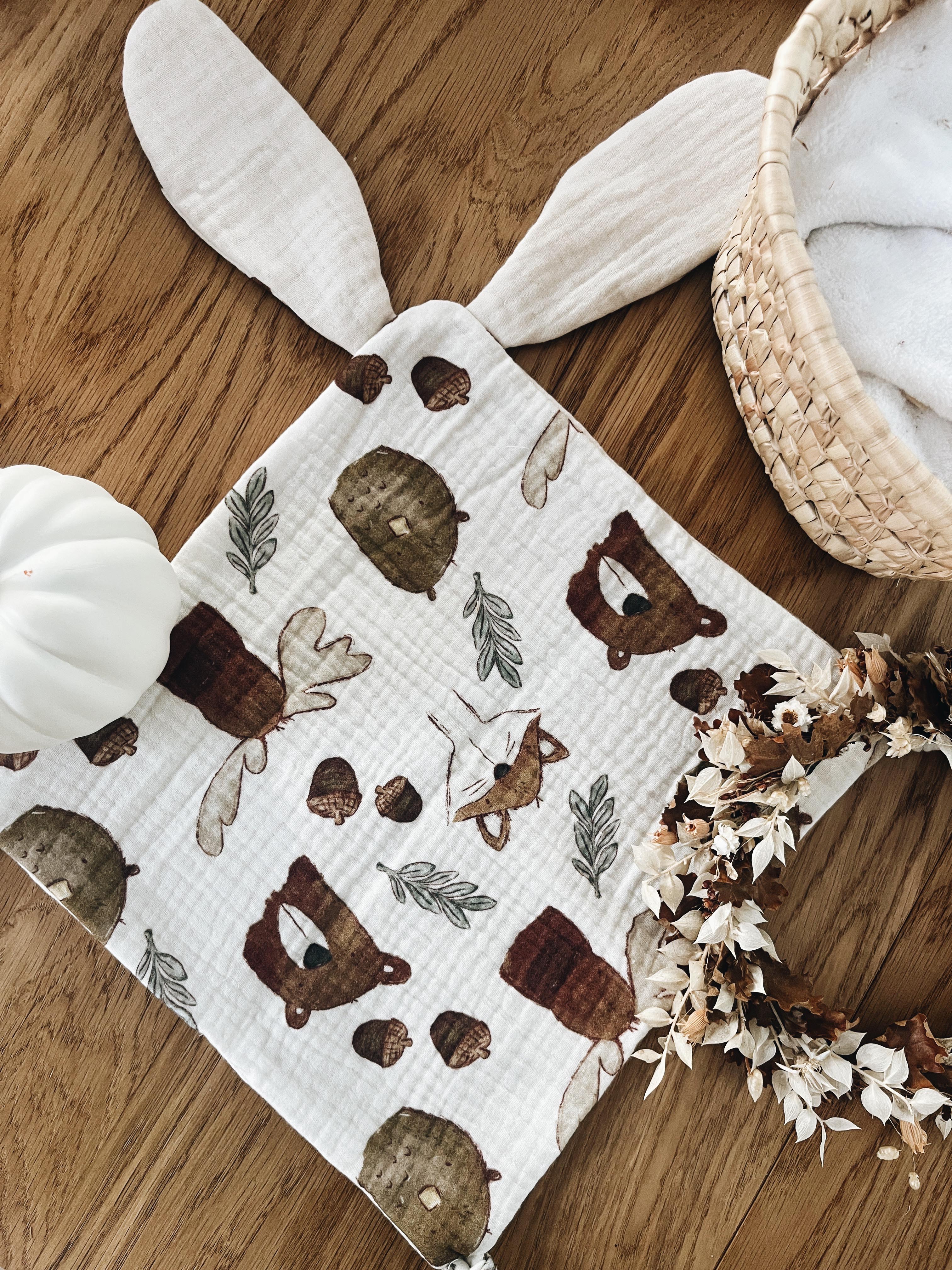 PROTOTYPE - Doudou lange Classique Noeuds - Cream