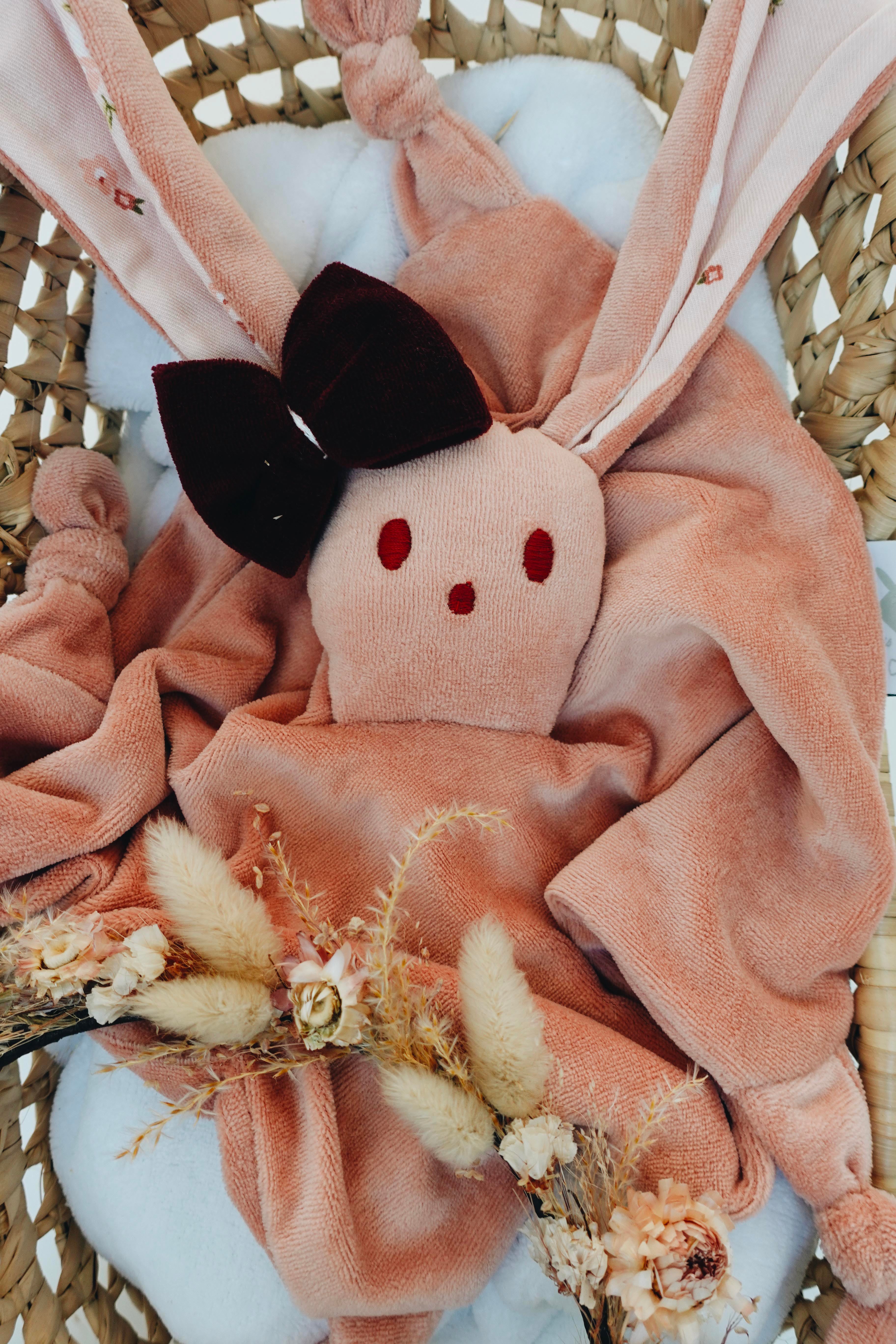 Doudou Velours Câlin Noeuds - Poésie