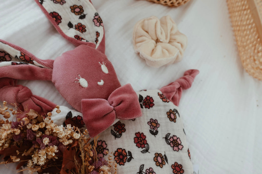 Doudou Velours Chouchou - Vintage Floral