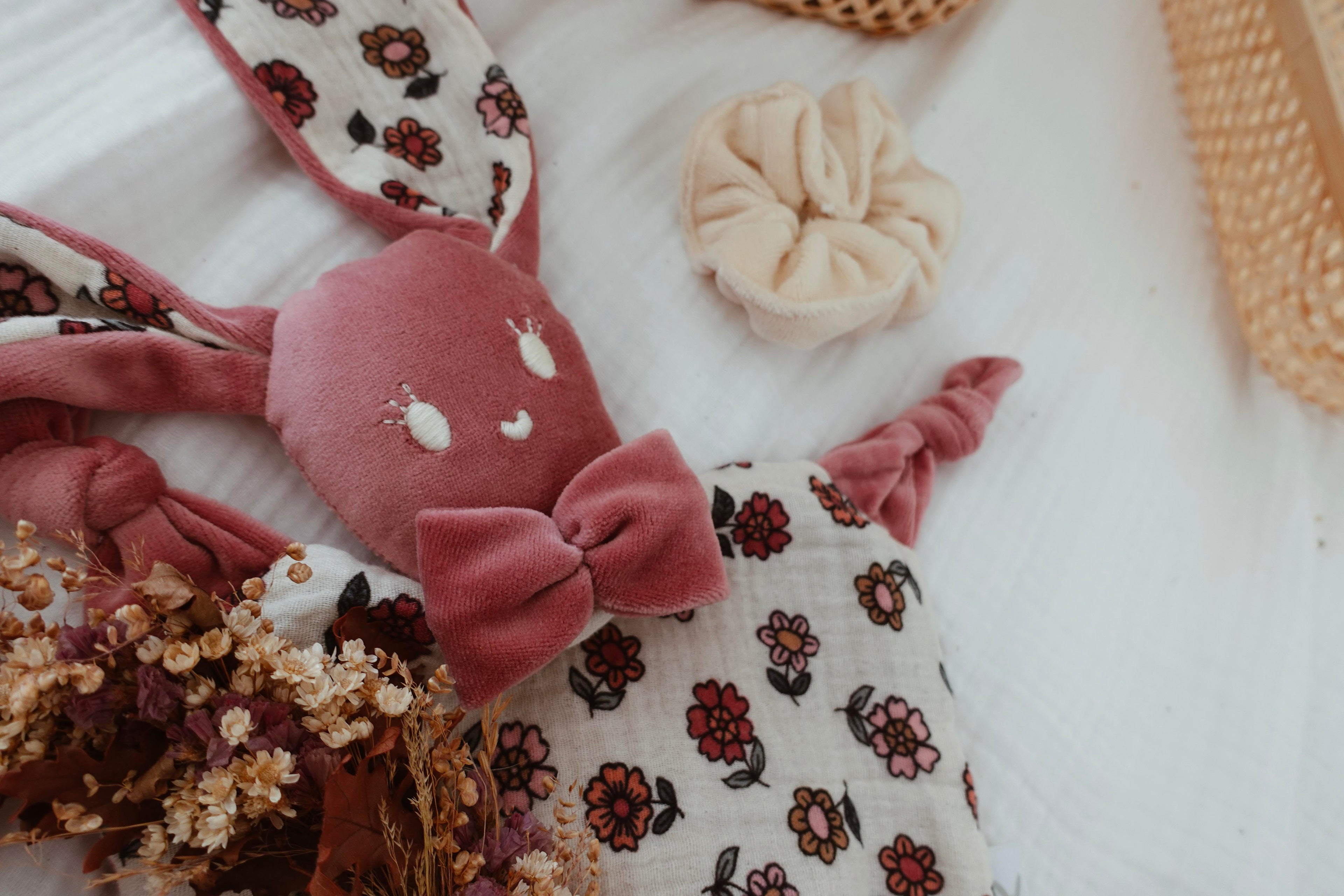 Doudou Velours Chouchou - Vintage Floral
