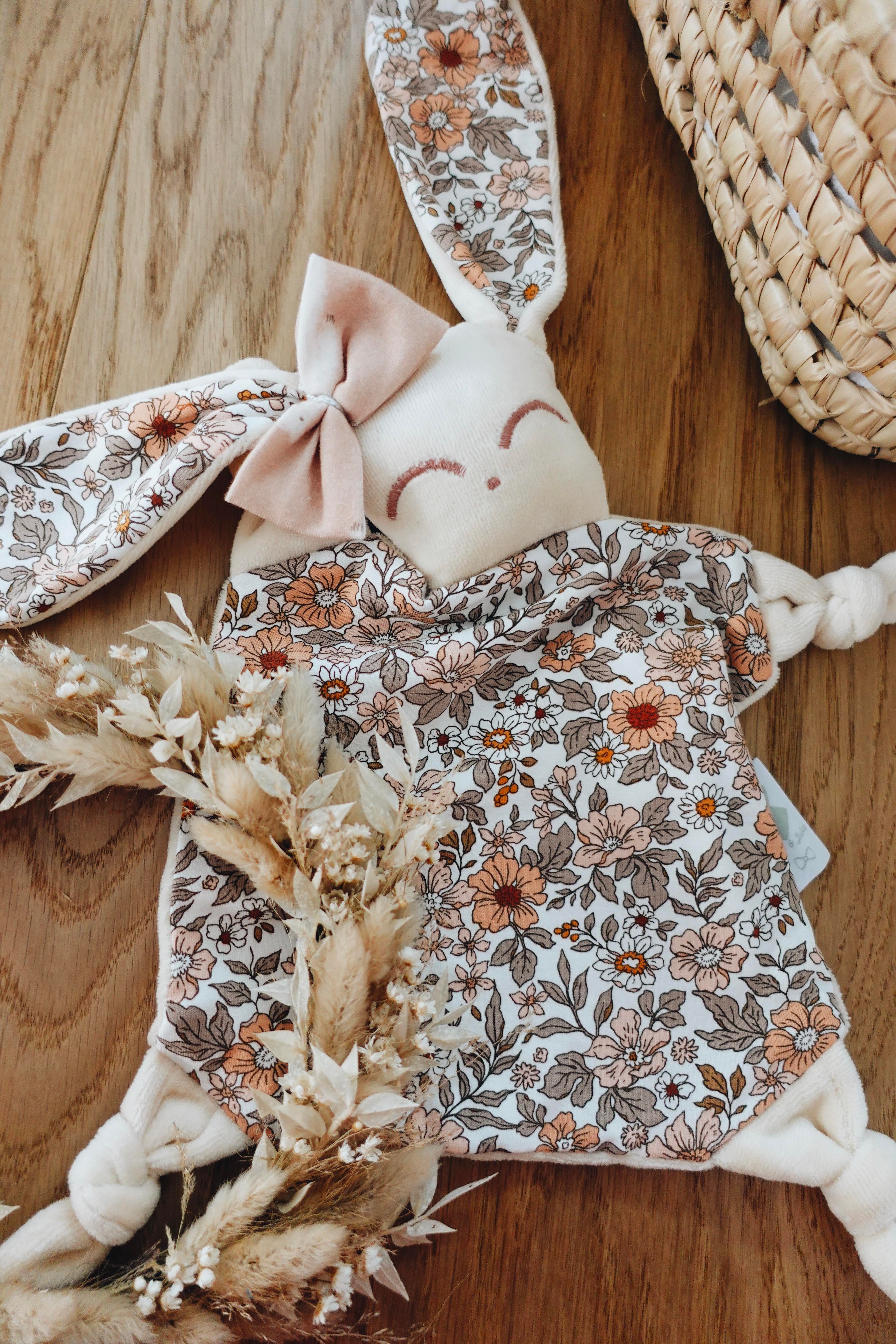 PROTOTYPE - Doudou Lange Chouchou - Jersey Flowers