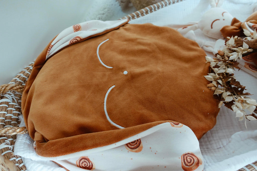 Petit Coussin Velours - Cinammon Rolls