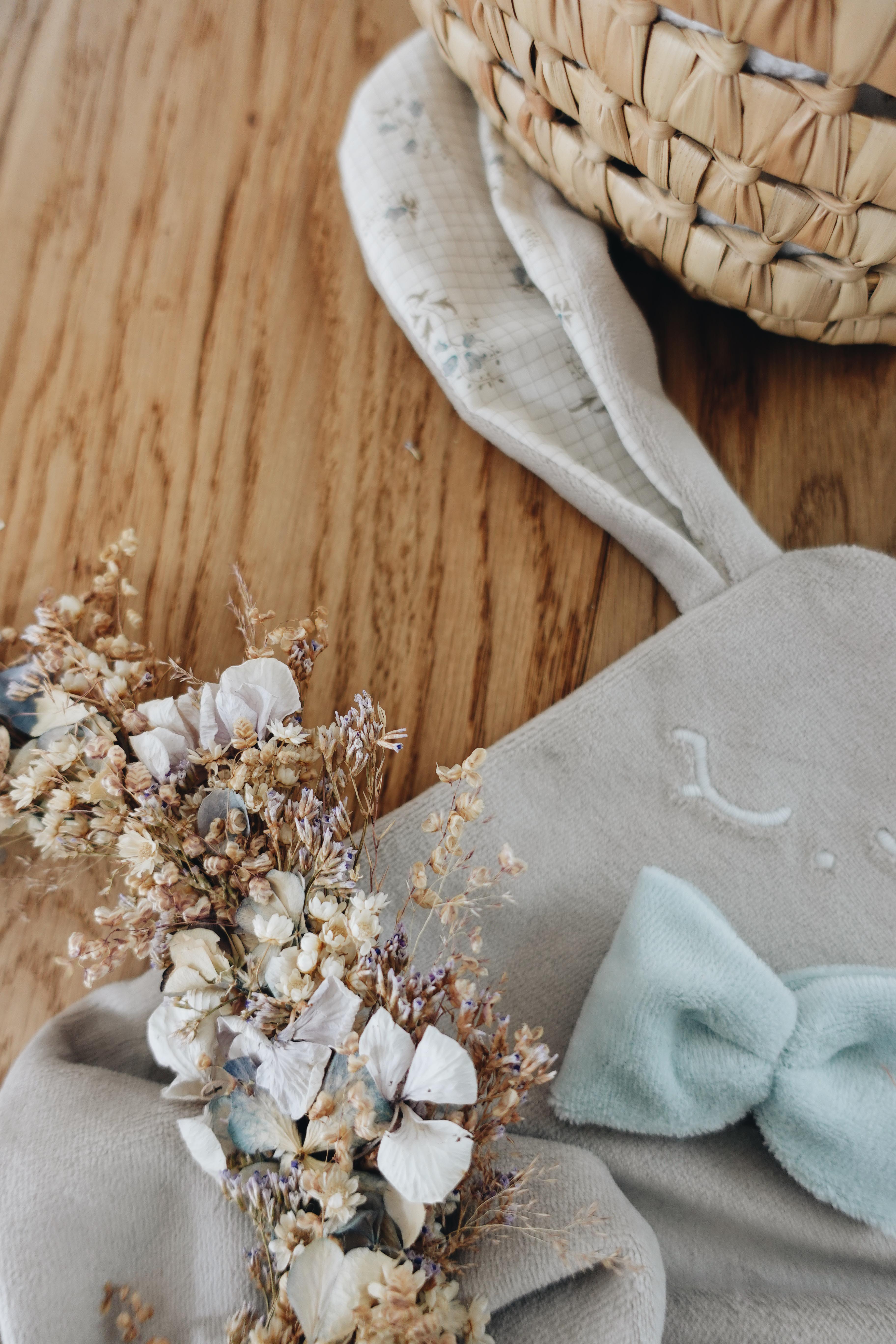 PROTOTYPE - Doudou Velours Cocooning Noeuds - Bristol