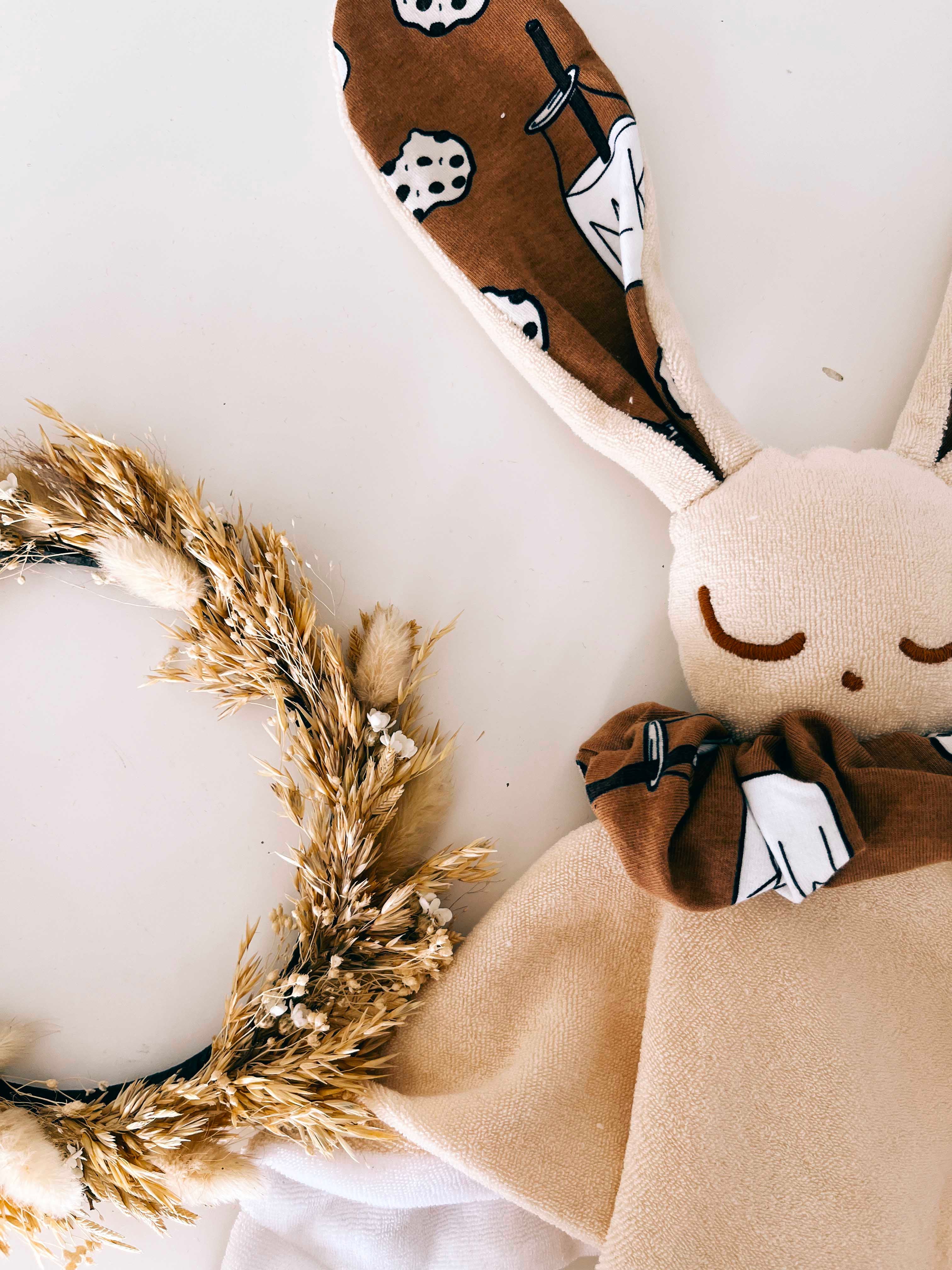 Doudou Eponge Câlin Noeuds - Milk and Cookies
