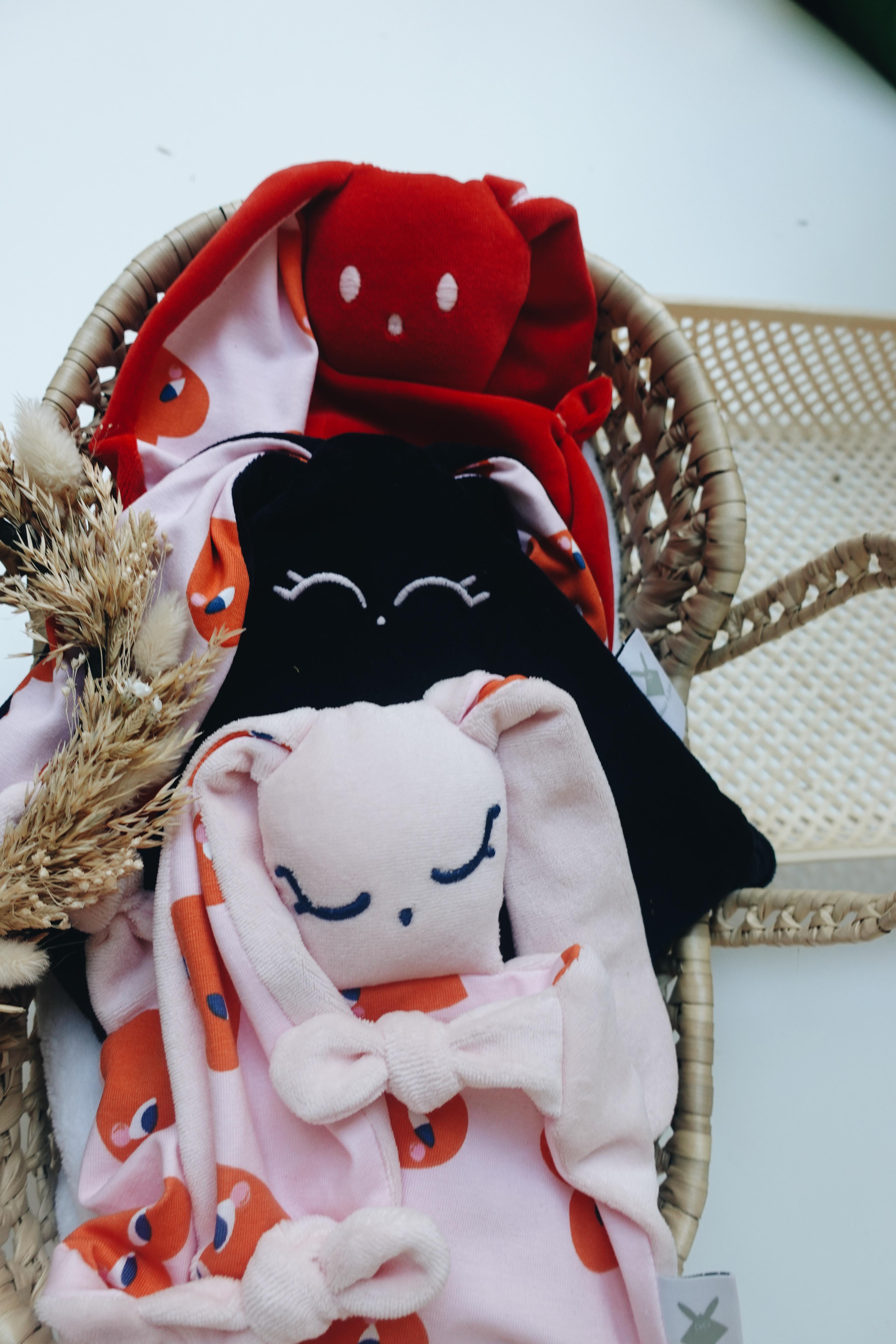 Doudou Velours Mini Noeuds - Lucette