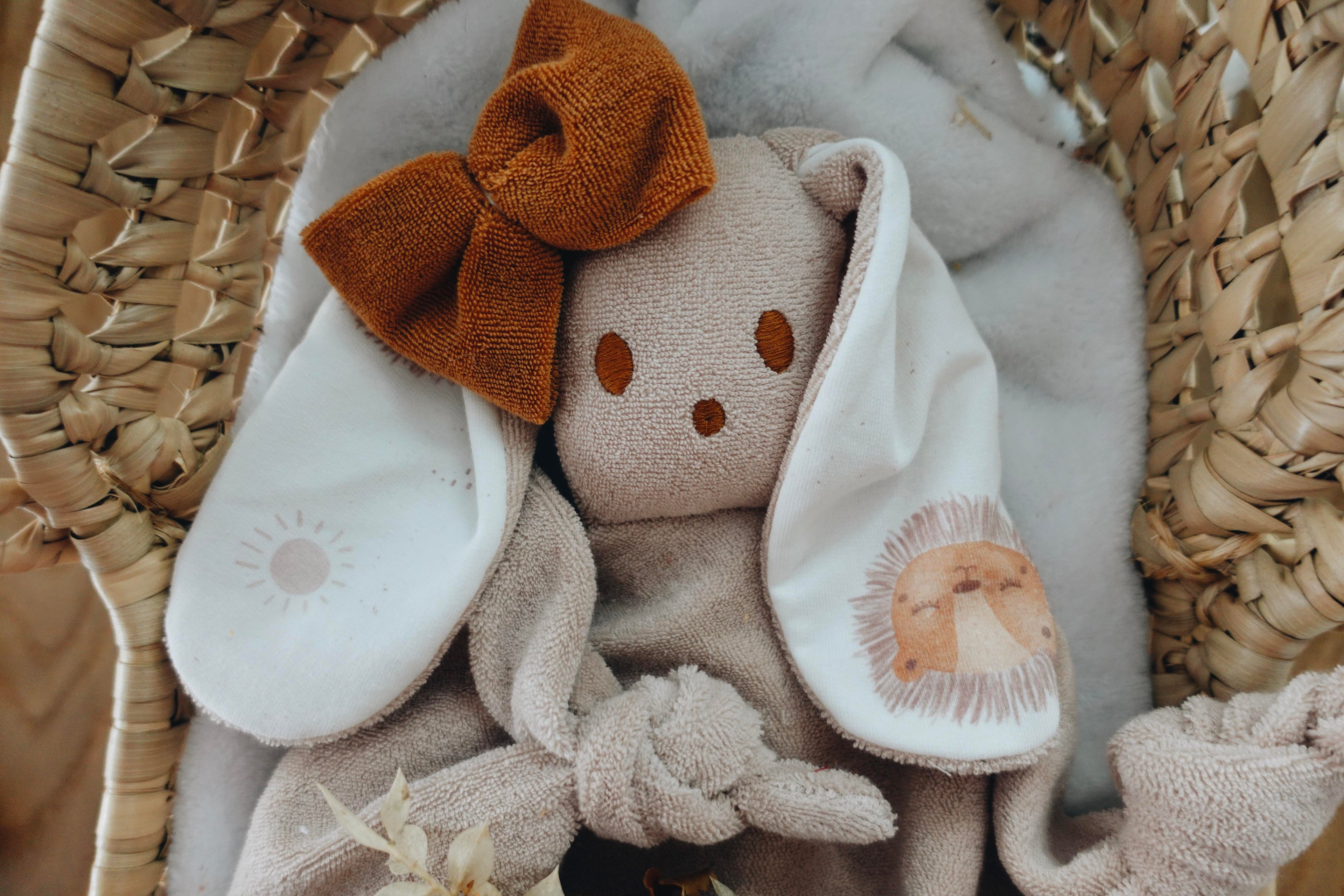 PROTOTYPE - Doudou Eponge Gaufrette - Lionceau