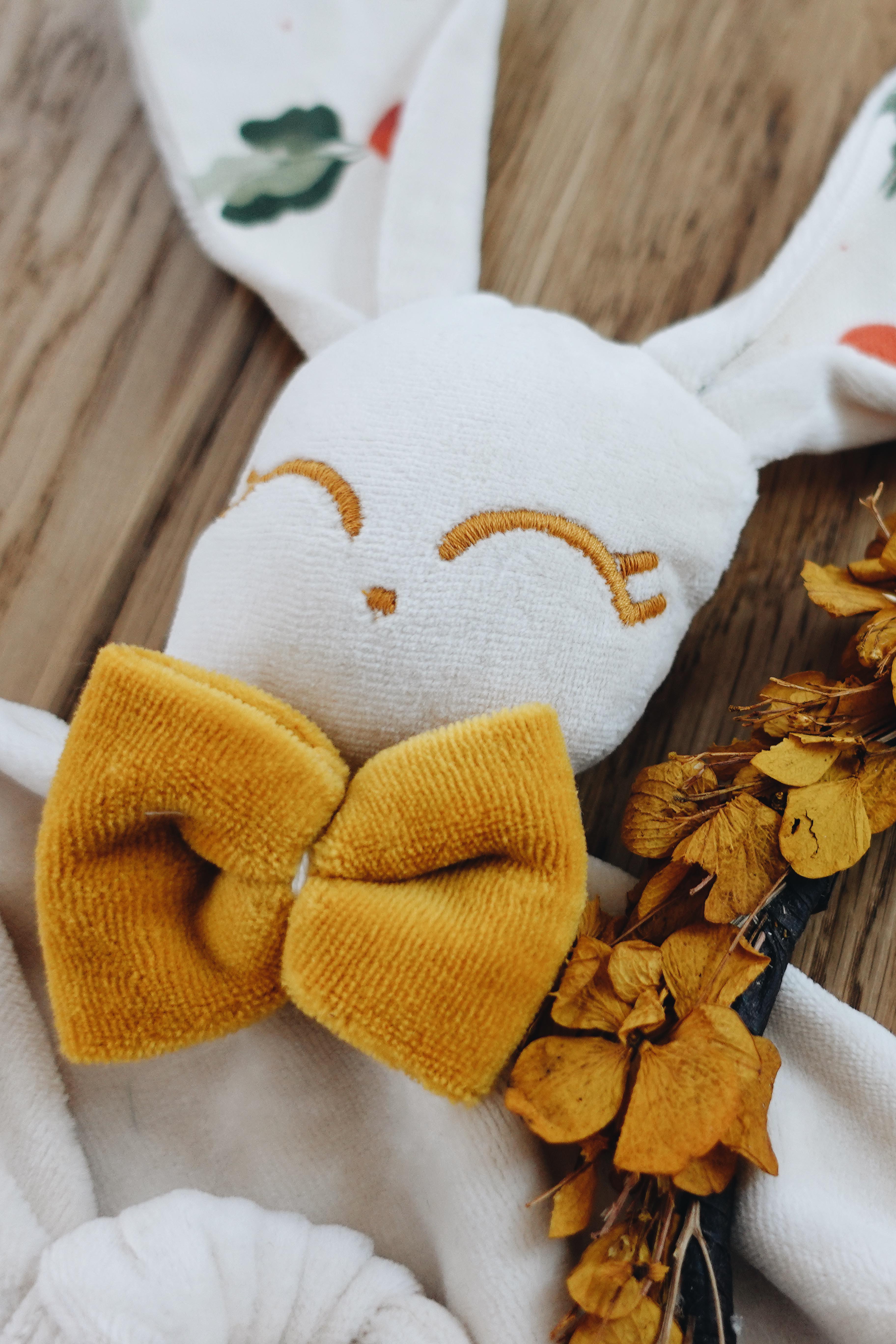 PROTOTYPE - Doudou Velours Gaufrette - Potager